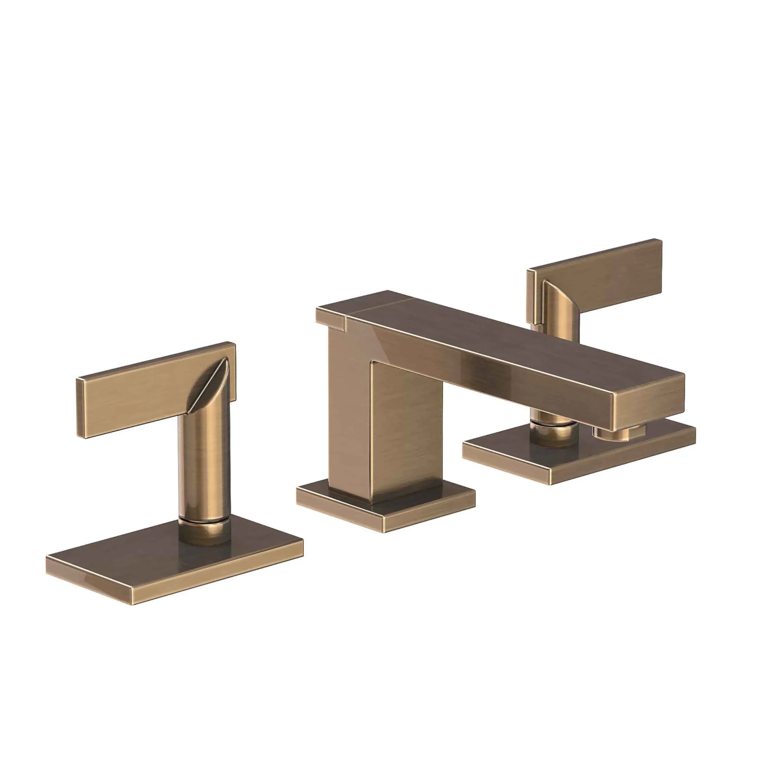 Metro - Widespread Lavatory Faucet - Antique Brass - 2540 | Newport Brass