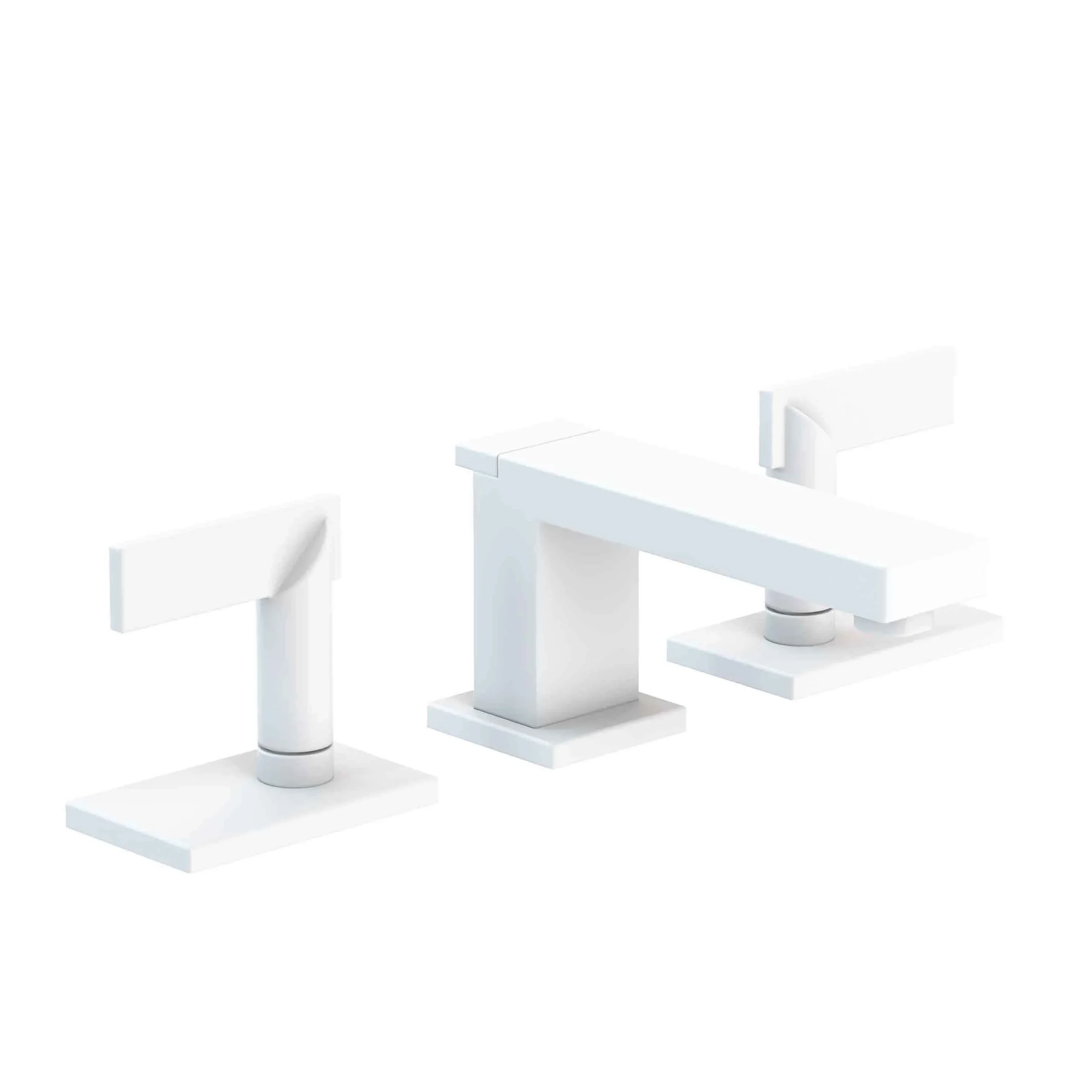 Metro - Widespread Lavatory Faucet - Matte White - 2540 | Newport Brass