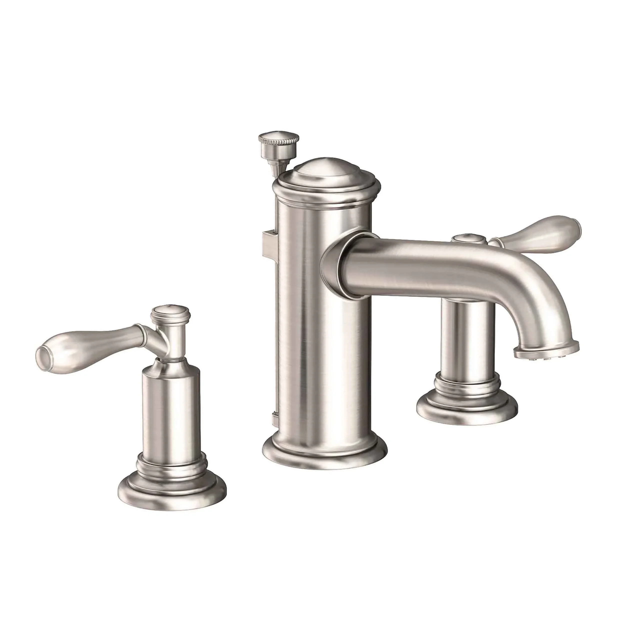 Ithaca - Widespread Lavatory Faucet - Satin Nickel - PVD - 2550 | Newport Brass