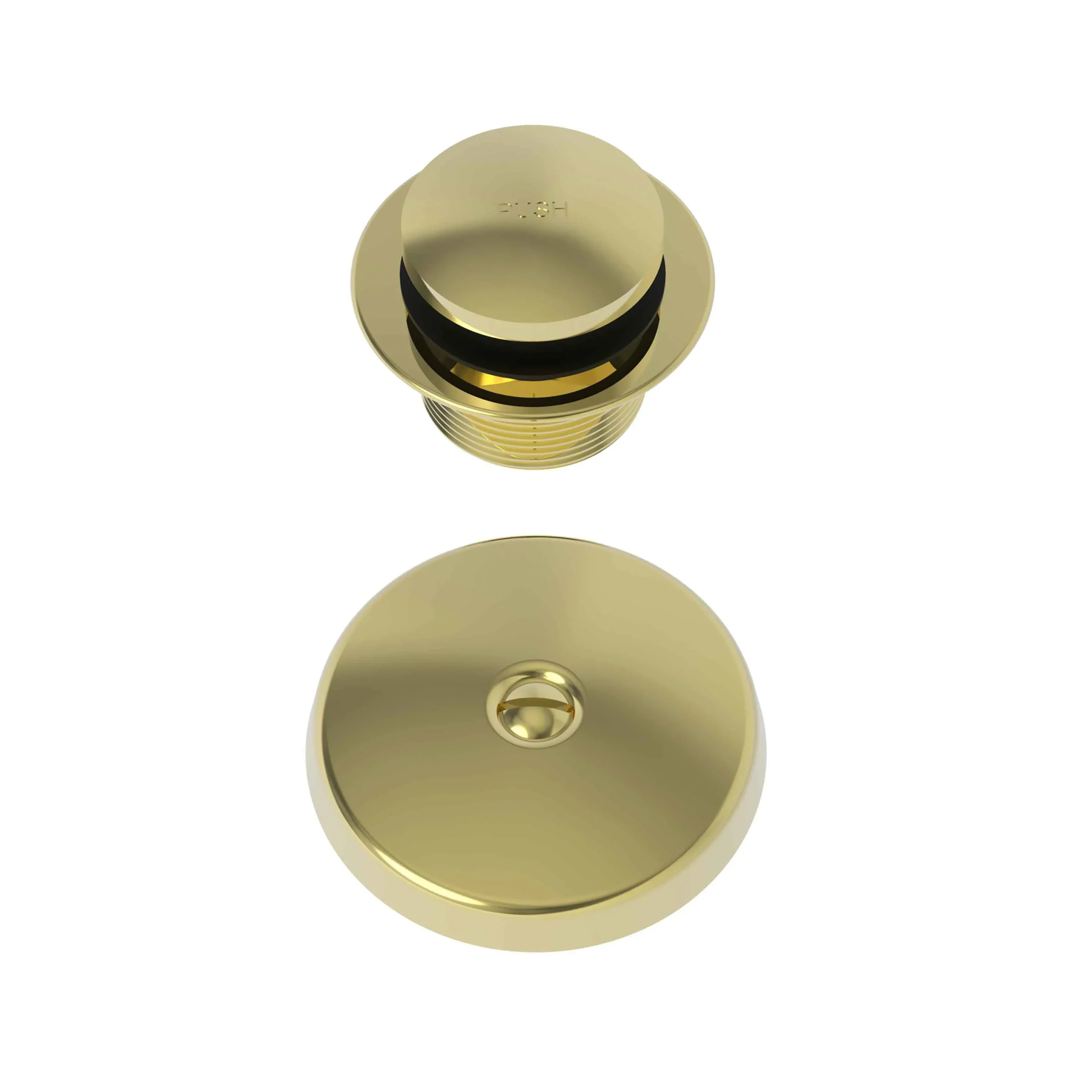 Brasstech - Tub Drain Kit - Forever Brass - PVD - 273 | Newport Brass