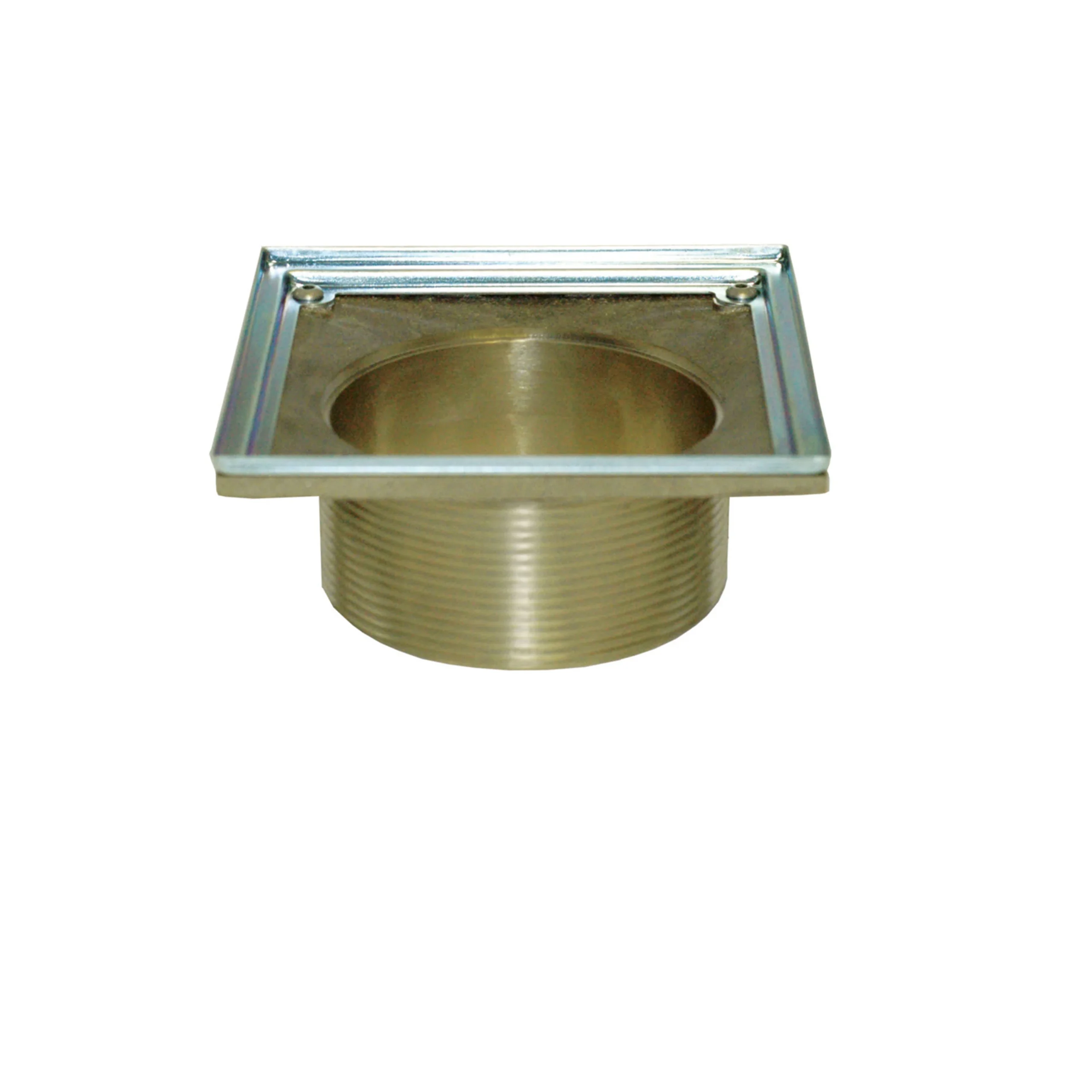 Tub & Shower - 6" Square Shower Drain Throat - No Finish - 277-02 | Newport Brass