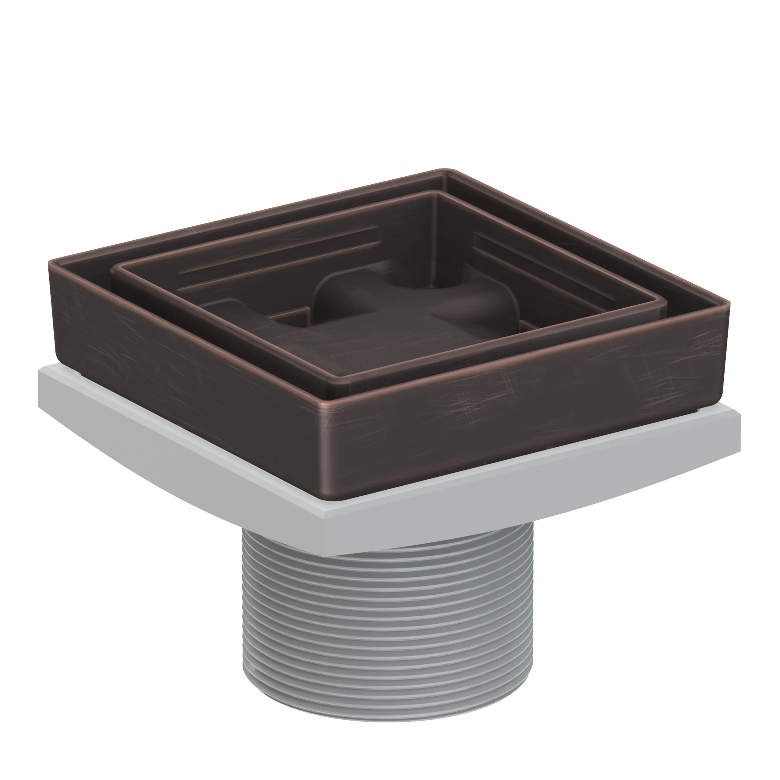 Tub & Shower - 4" Tile In Drain Throat - Venetian Bronze - 277-04 | Newport Brass