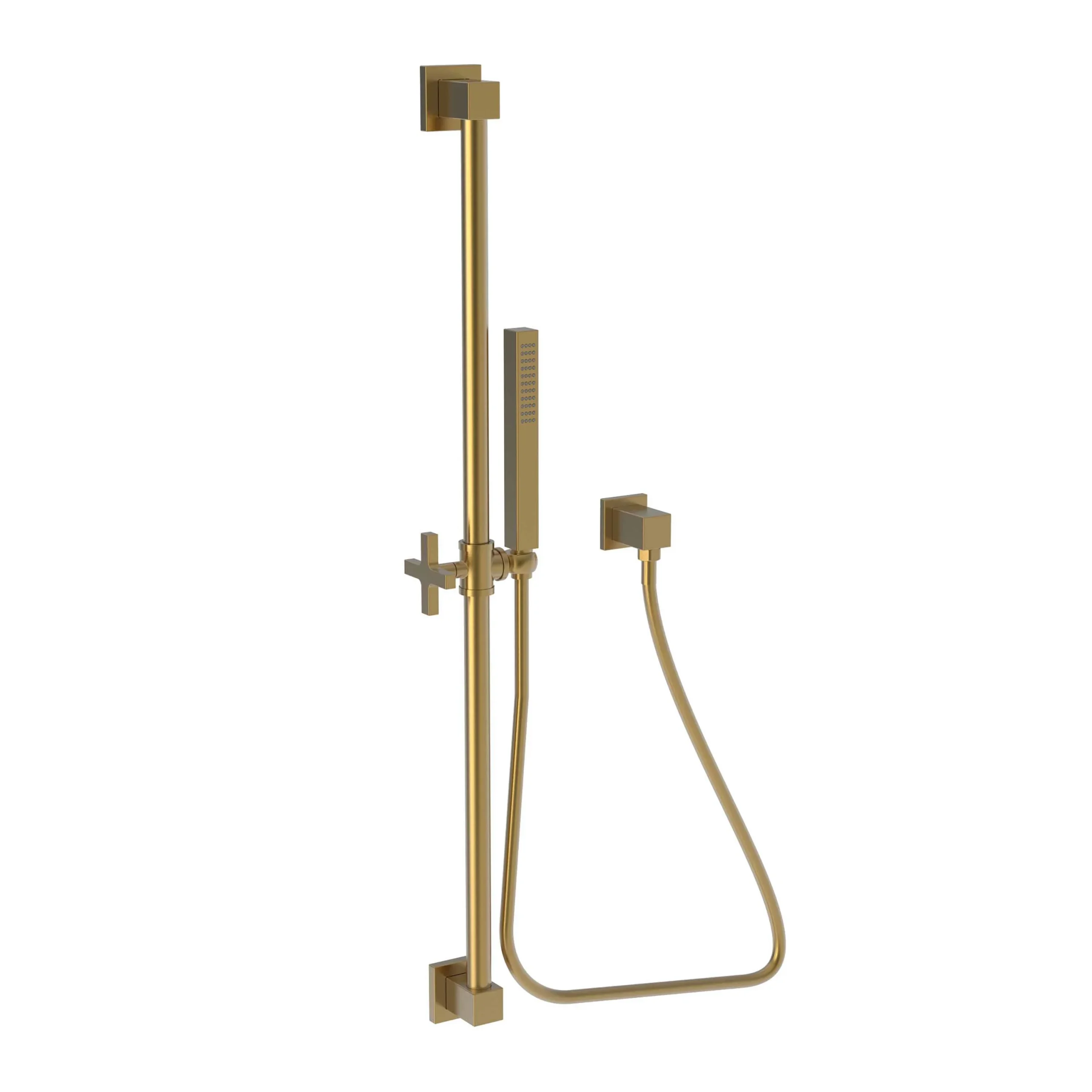 Tub & Shower - Slide Bar with Single Function Hand Shower Set - Satin Bronze - PVD - 280T | Newport Brass
