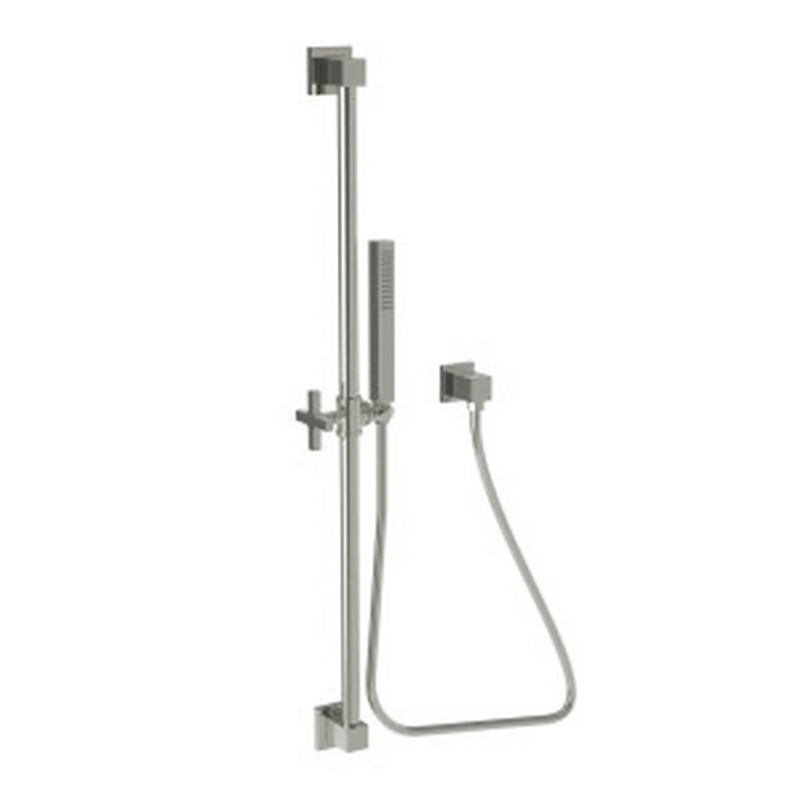 Tub & Shower - Slide Bar with Single Function Hand Shower Set - Polished Nickel - PVD - 280T | Newport Brass