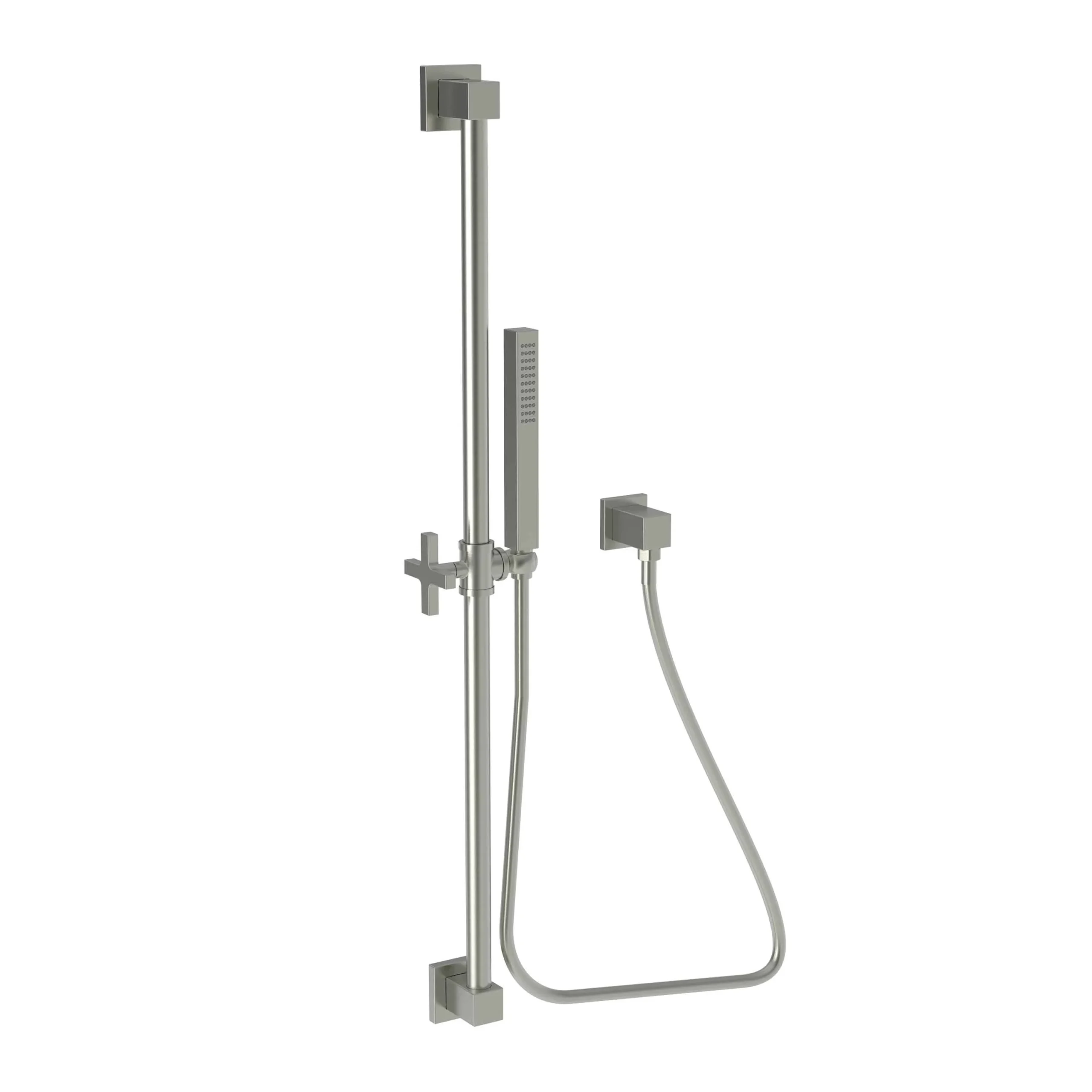 Tub & Shower - Slide Bar with Single Function Hand Shower Set - Satin Nickel - PVD - 280T | Newport Brass