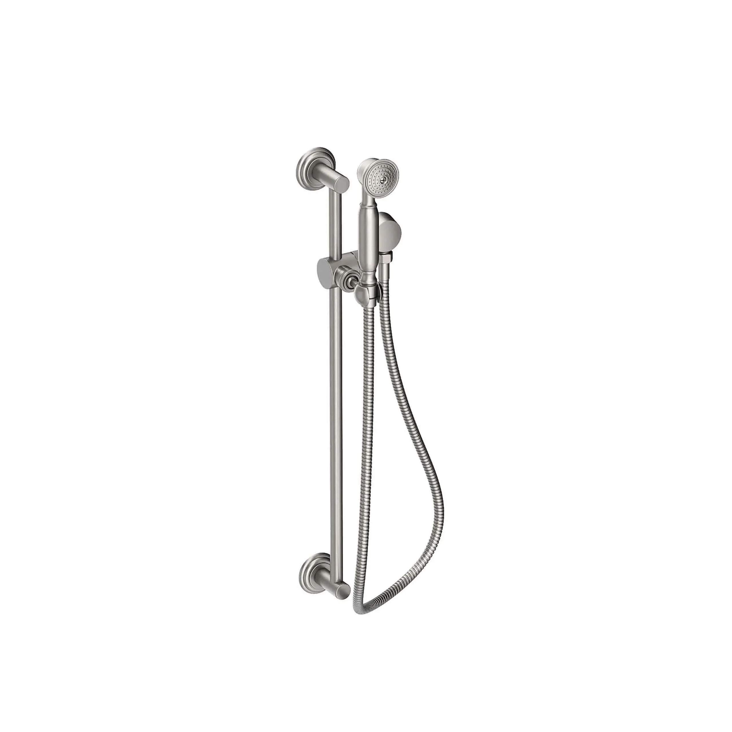 Tub & Shower - Slide Bar with Single Function Hand Shower Set - Stainless Steel - PVD - 281D | Newport Brass