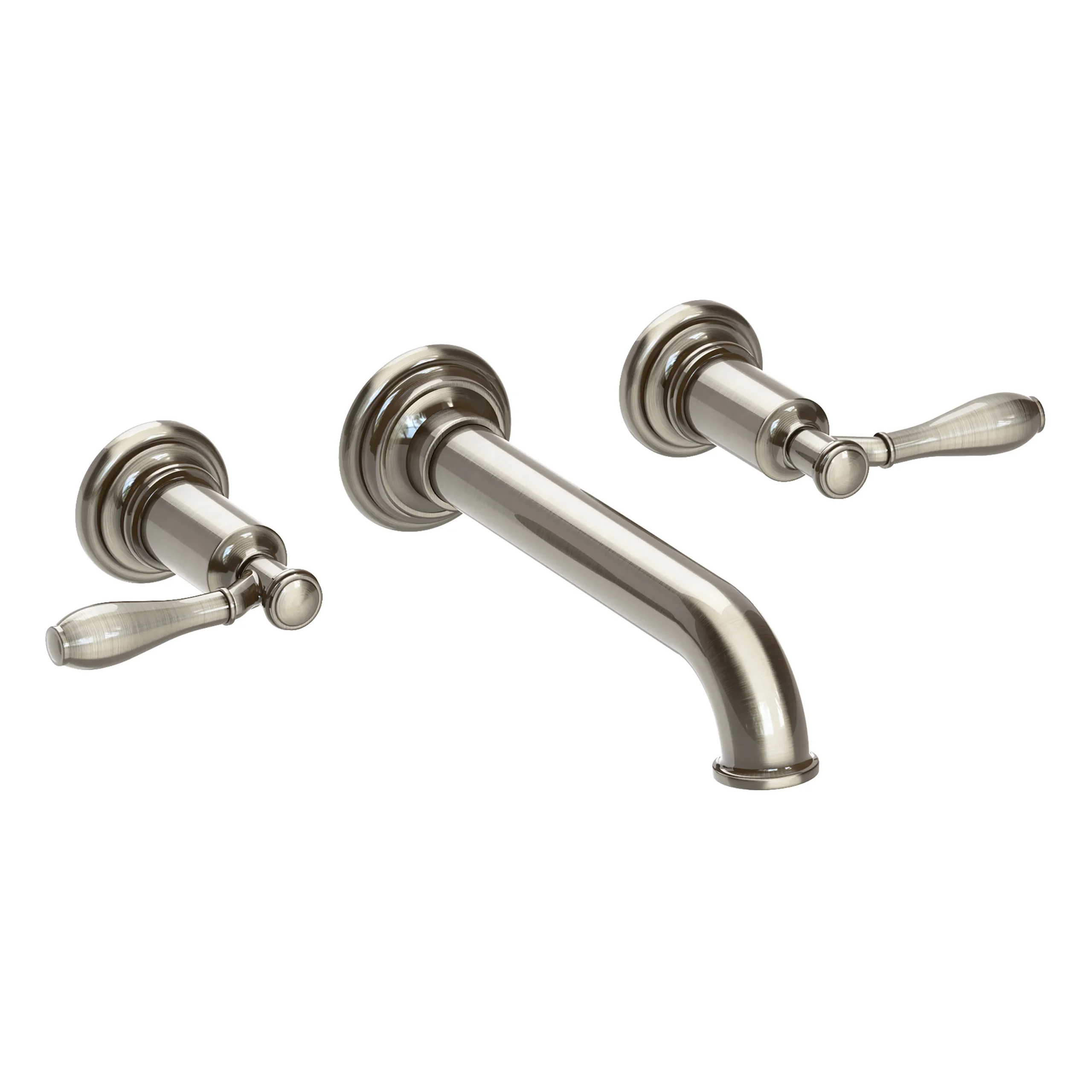 Ithaca - Wall Mount Lavatory Faucet - Antique Nickel - 3-2551 | Newport Brass