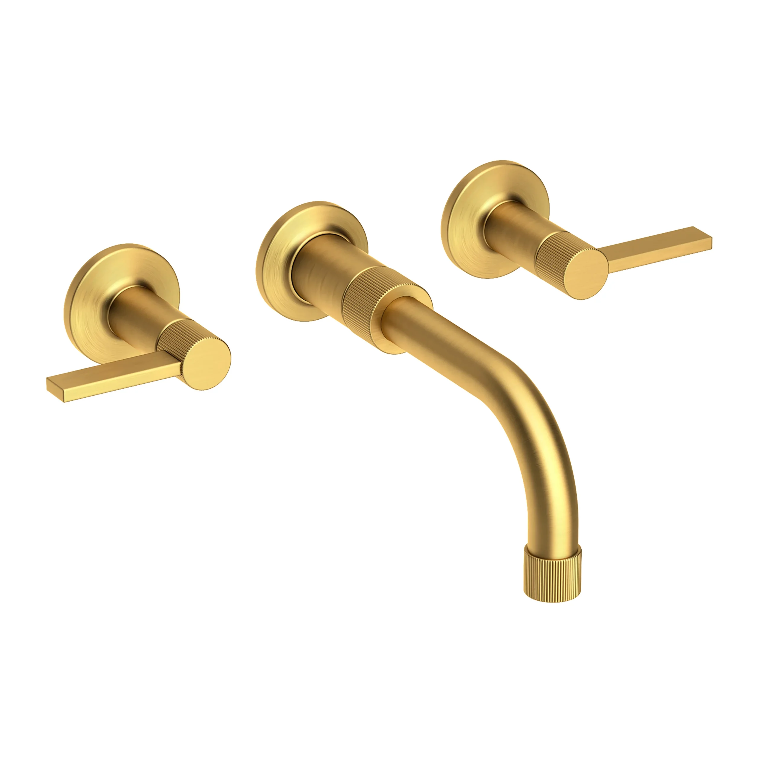 Pardees - Wall Mount Lavatory Faucet - Satin Bronze - PVD - 3-3231 | Newport Brass