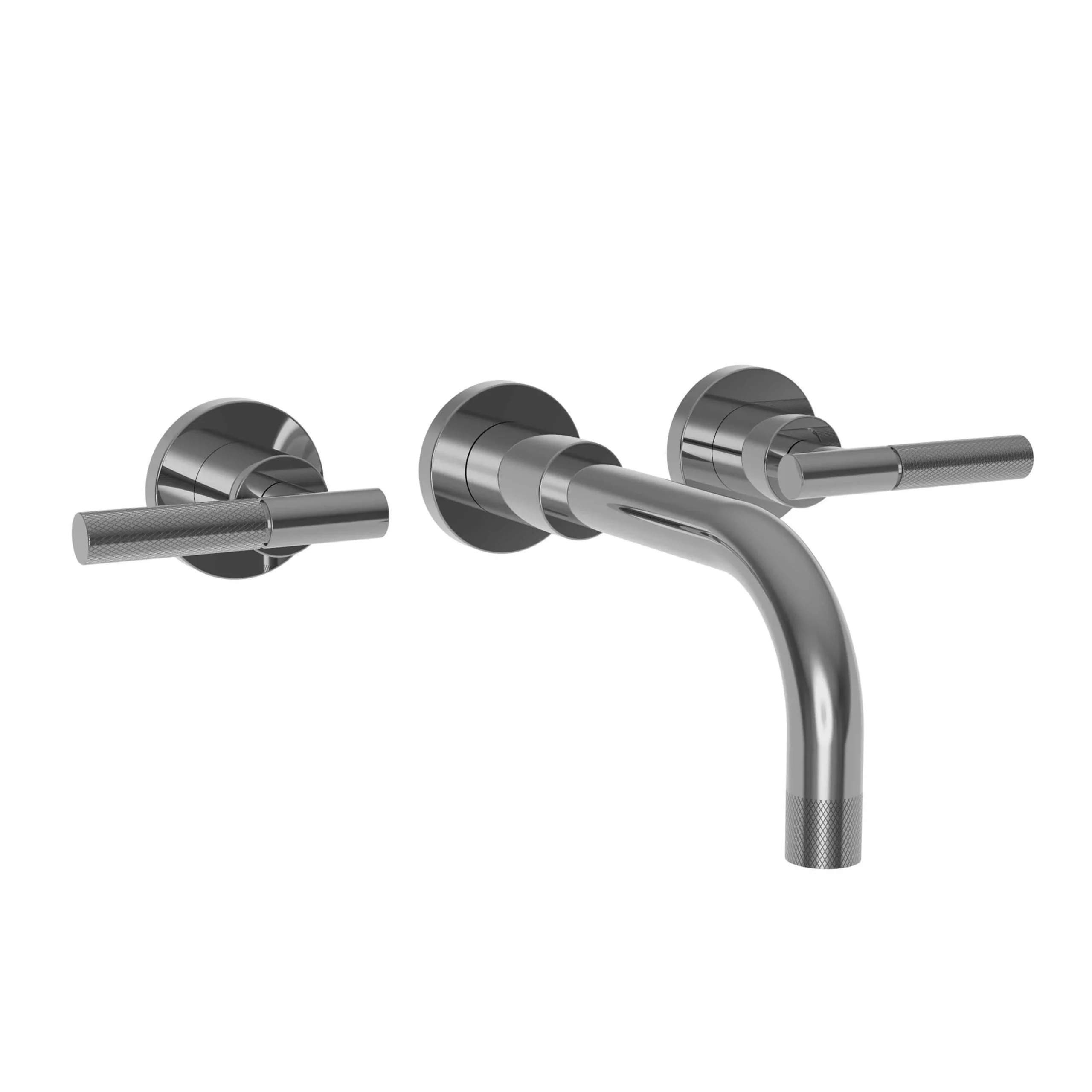 Muncy - Wall Mount Lavatory Faucet - Midnight Chrome - 3-3291 | Newport Brass