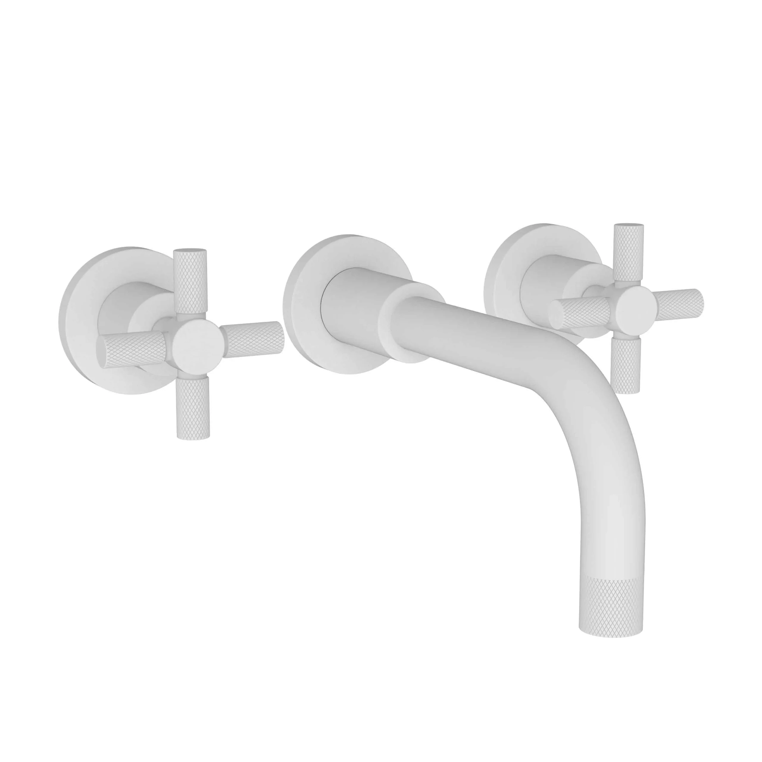 Muncy - Wall Mount Lavatory Faucet - Matte White - 3-3301 | Newport Brass