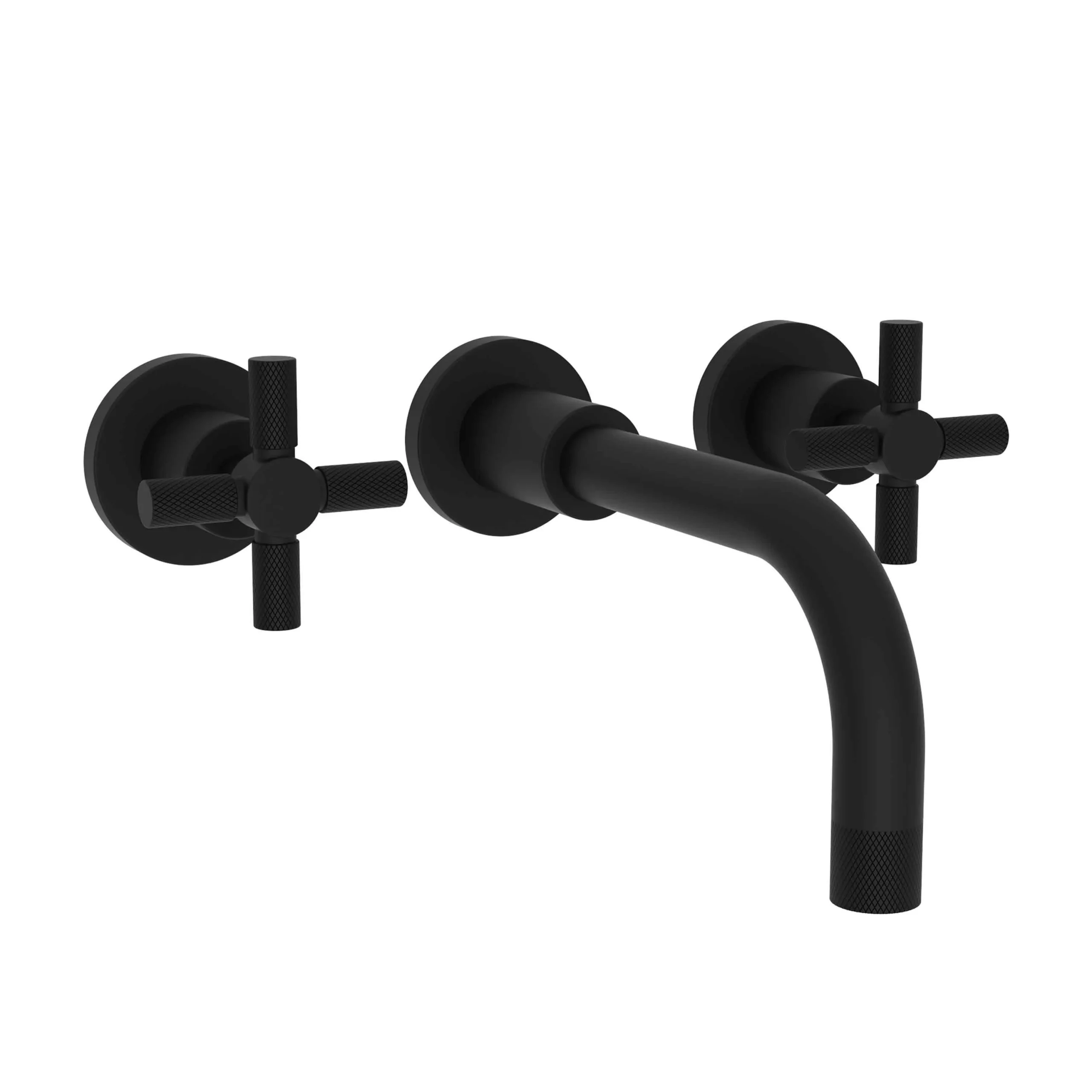 Muncy - Wall Mount Lavatory Faucet - Flat Black - 3-3301 | Newport Brass