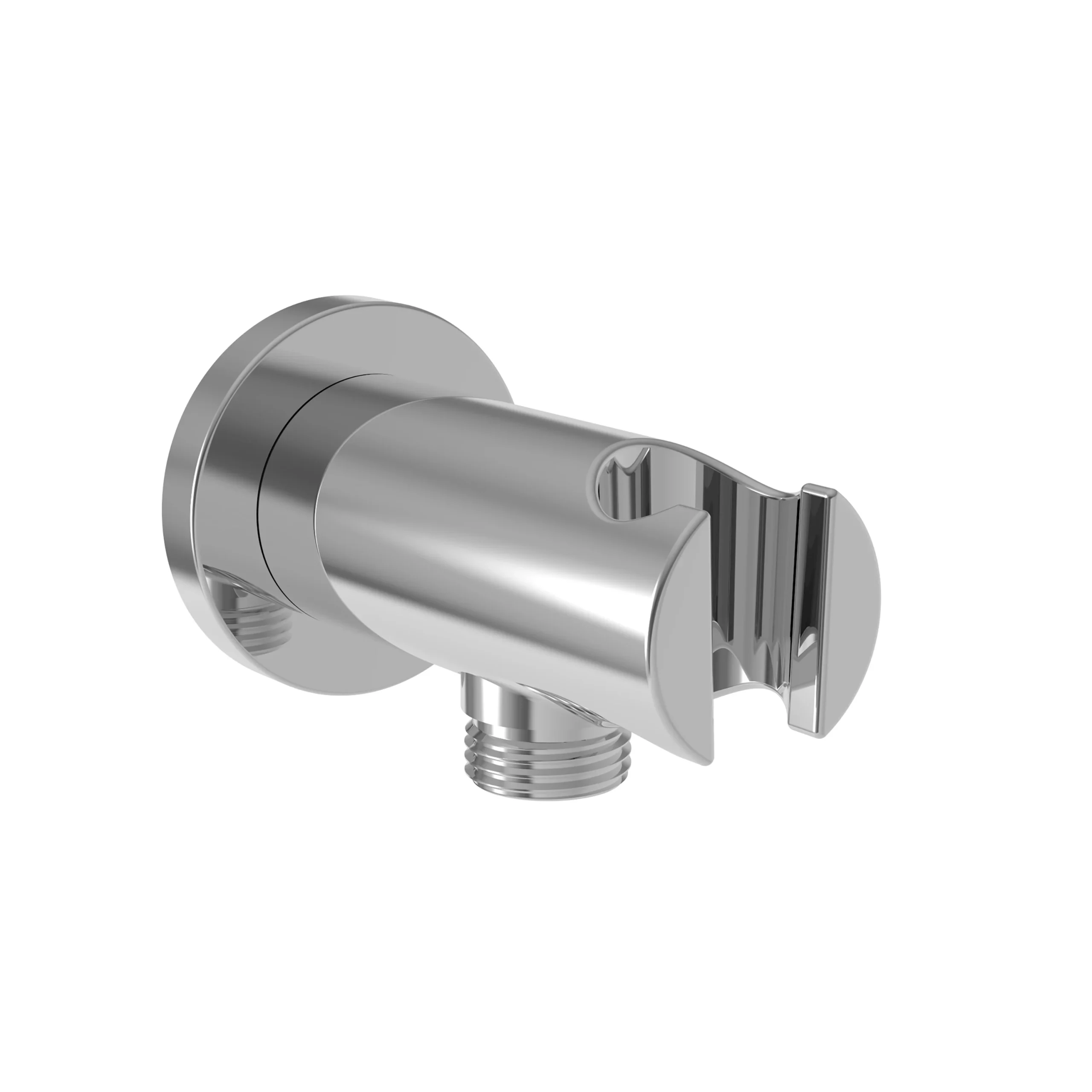 Tub & Shower - Wall Supply Elbow & Holder for Hand Shower - Polished Chrome- 3-672 | Newport Brass