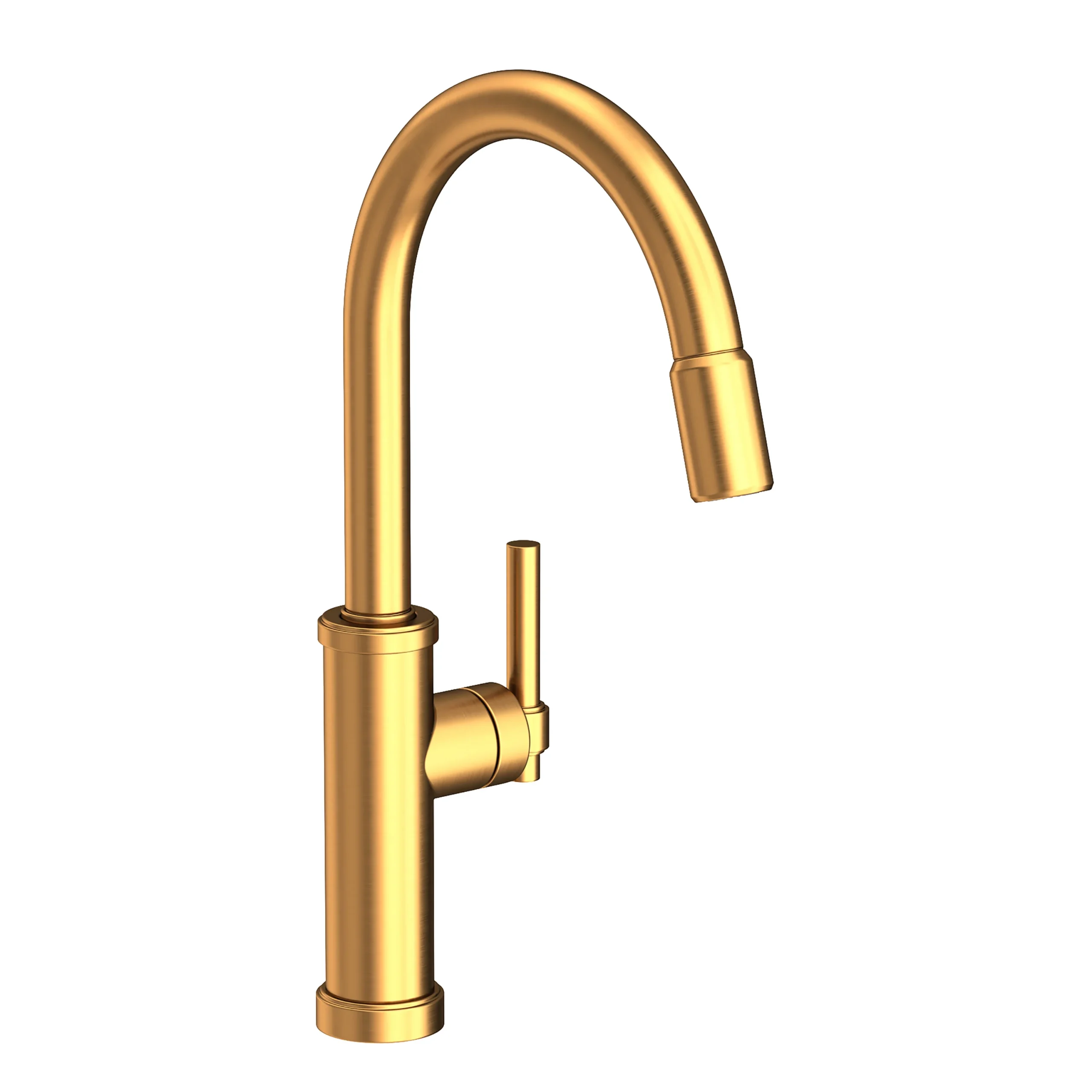 Seager - Pull-Down Kitchen Faucet - Satin Gold - PVD - 3180-5113 | Newport Brass