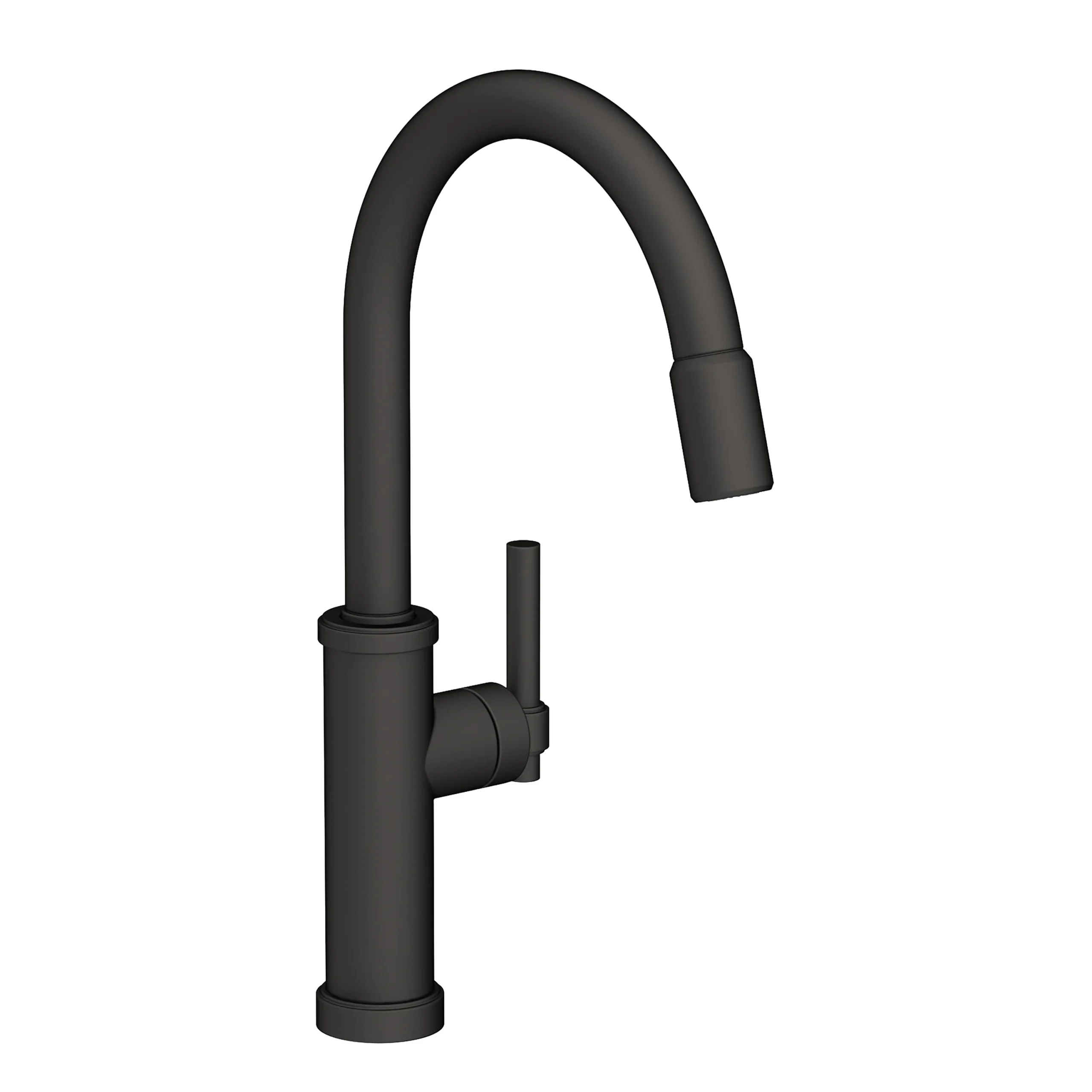 Seager - Pull-Down Kitchen Faucet - Flat Black - 3180-5113 | Newport Brass