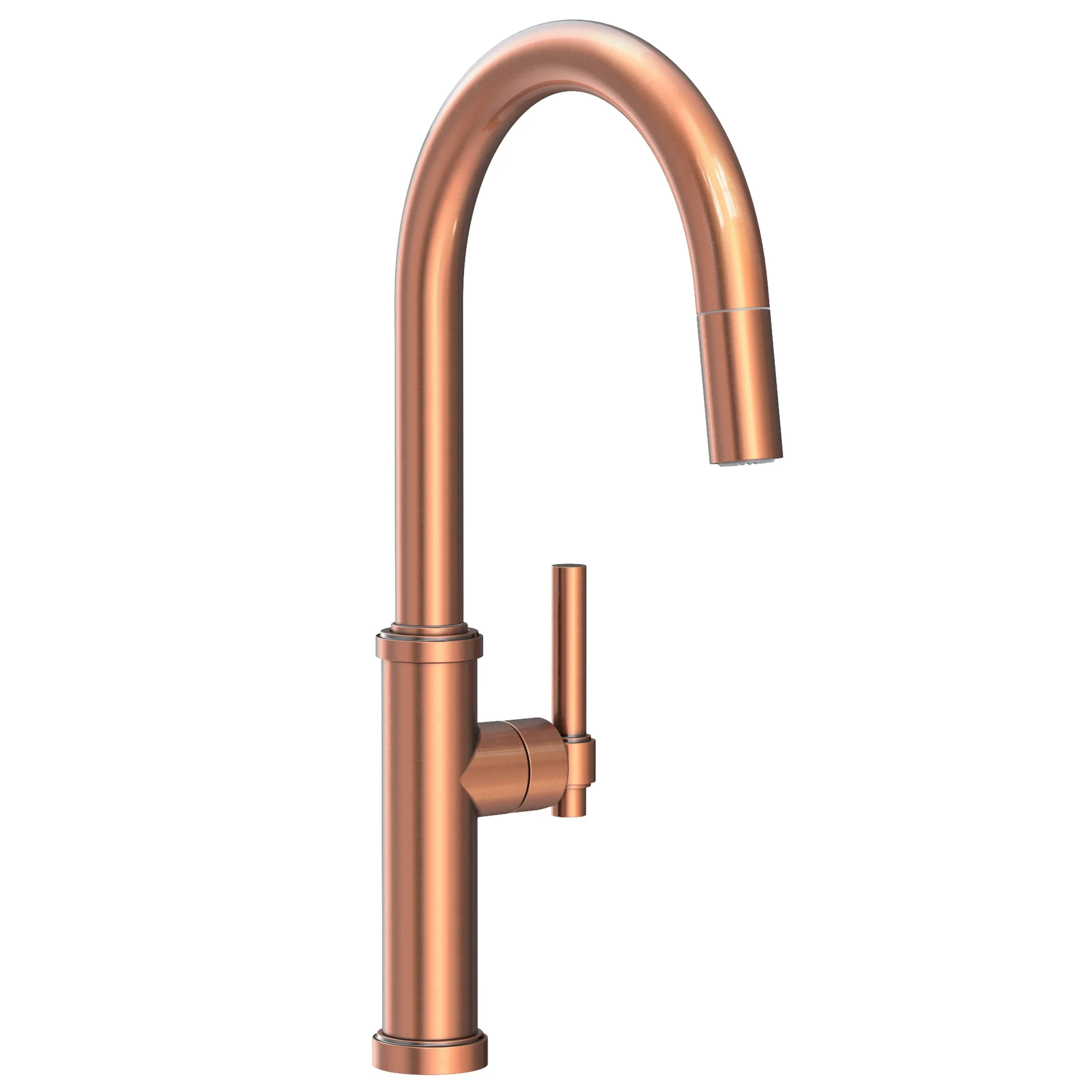 Seager - Pull-Down Kitchen Faucet - Antique Copper - 3180-5143 | Newport Brass