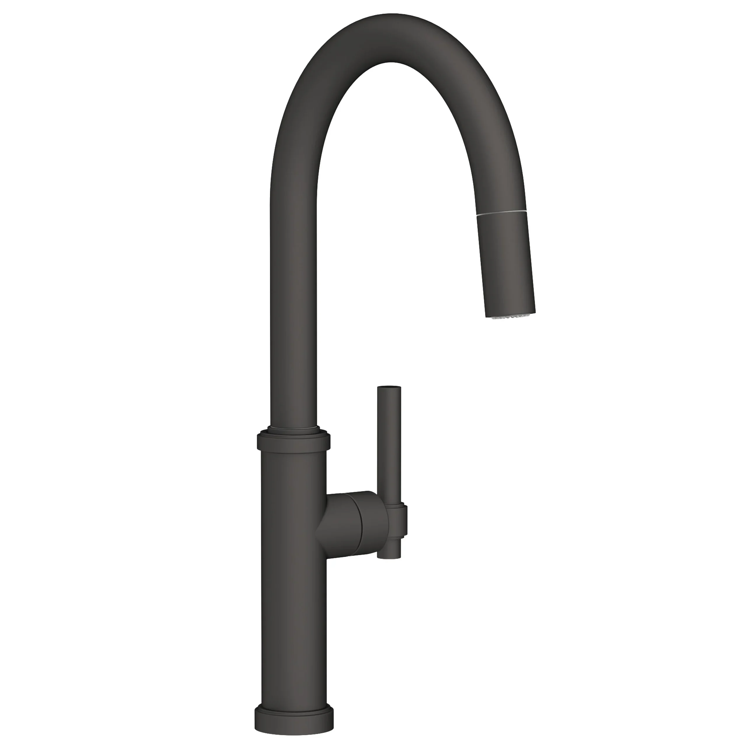 Seager - Pull-Down Kitchen Faucet - Flat Black - 3180-5143 | Newport Brass