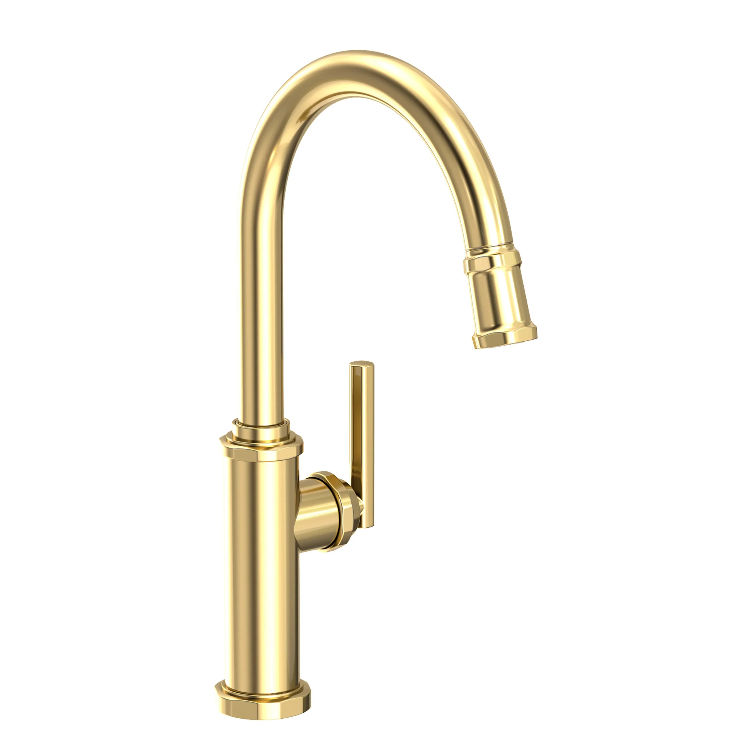 Heaney - Pull-Down Kitchen Faucet - Forever Brass - PVD - 3190-5113 | Newport Brass