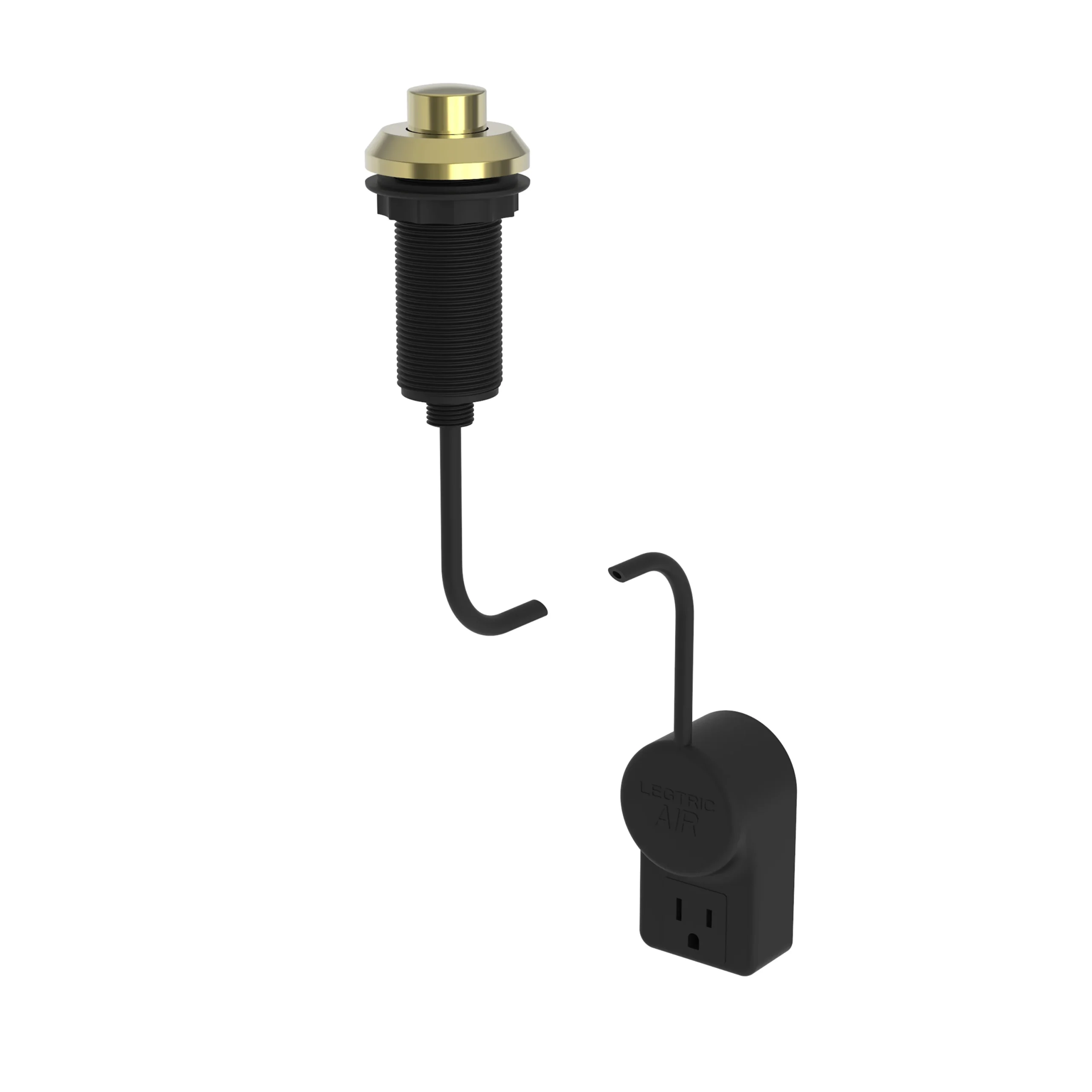 Jeter - Air Activated Disposer Switch - Uncoated Polished Brass - Living - 3200-5811 | Newport Brass