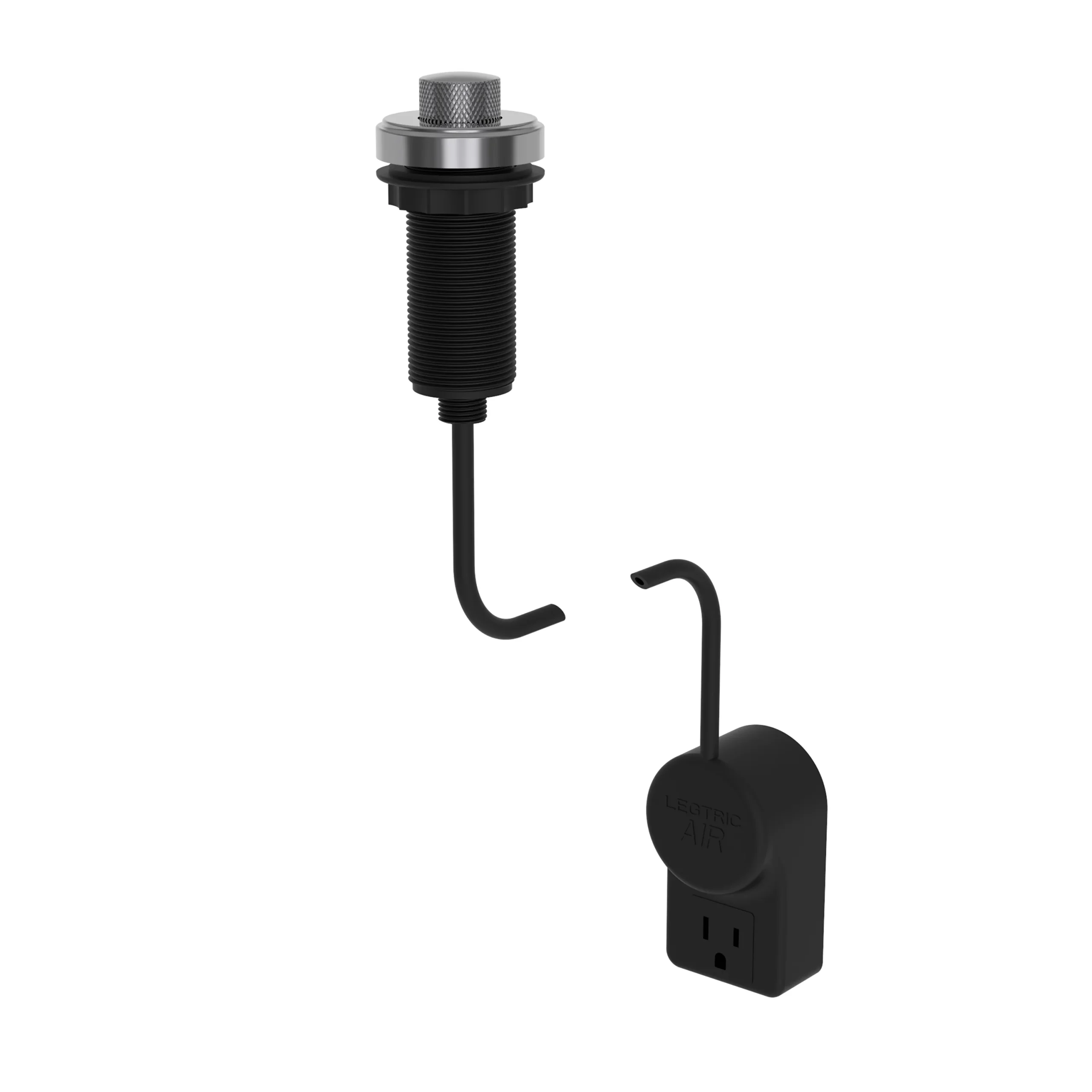 Muncy - Air Activated Disposer Switch - Midnight Chrome - 3290-5811 | Newport Brass