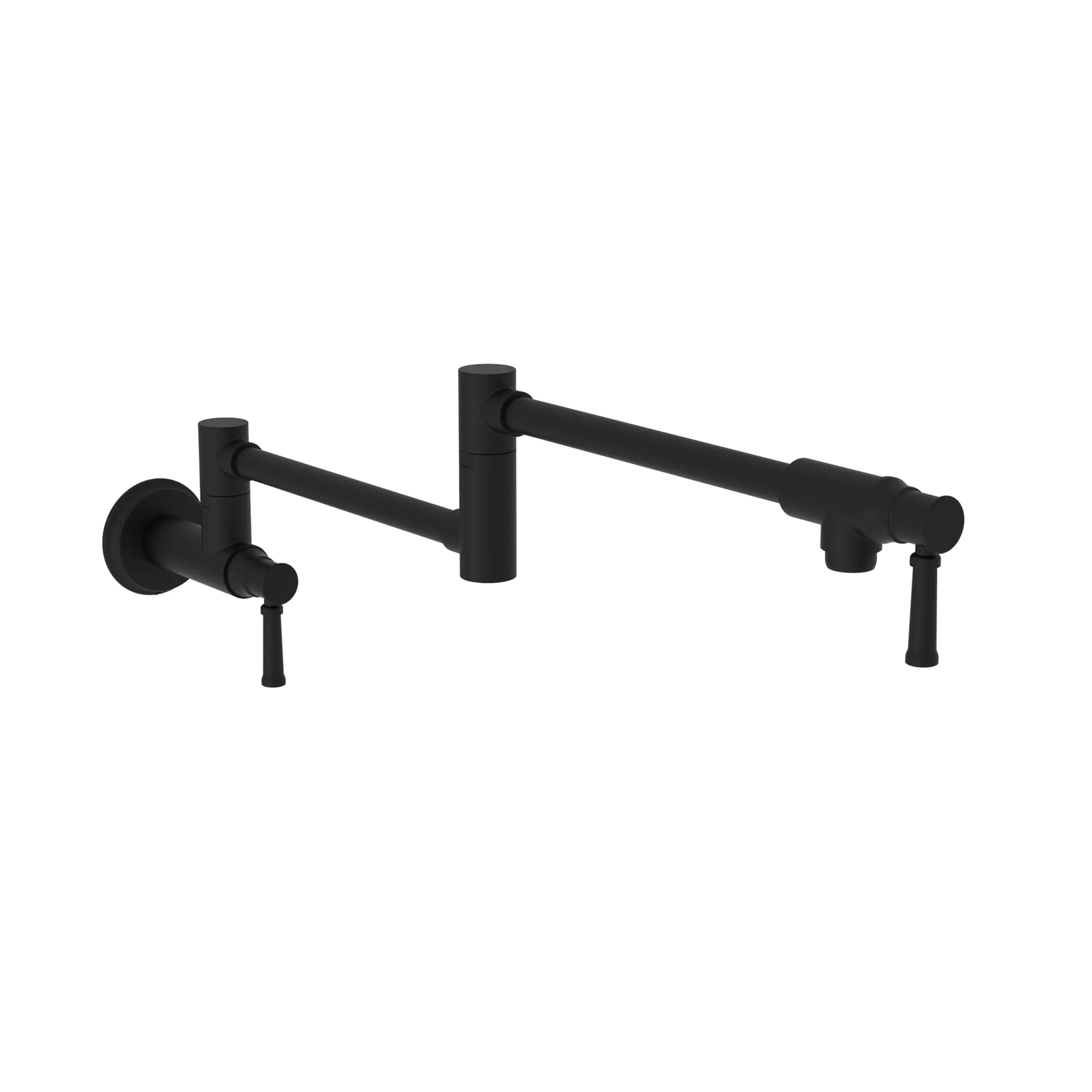 Stripling - Pot Filler - Wall Mount - Flat Black - 3310-5503 | Newport Brass