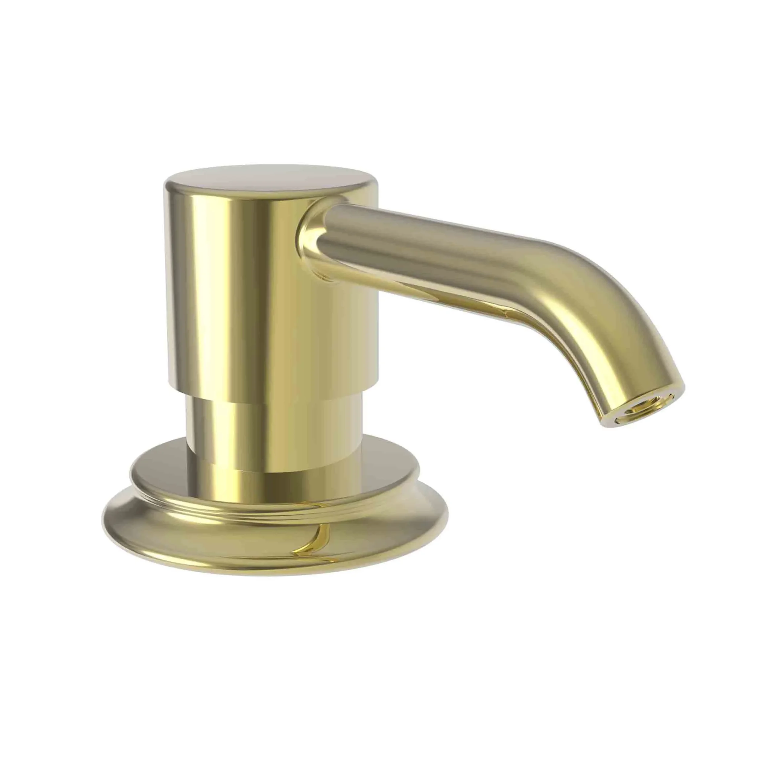 Stripling - Soap/Lotion Dispenser - Uncoated Polished Brass - Living - 3310-5721 | Newport Brass