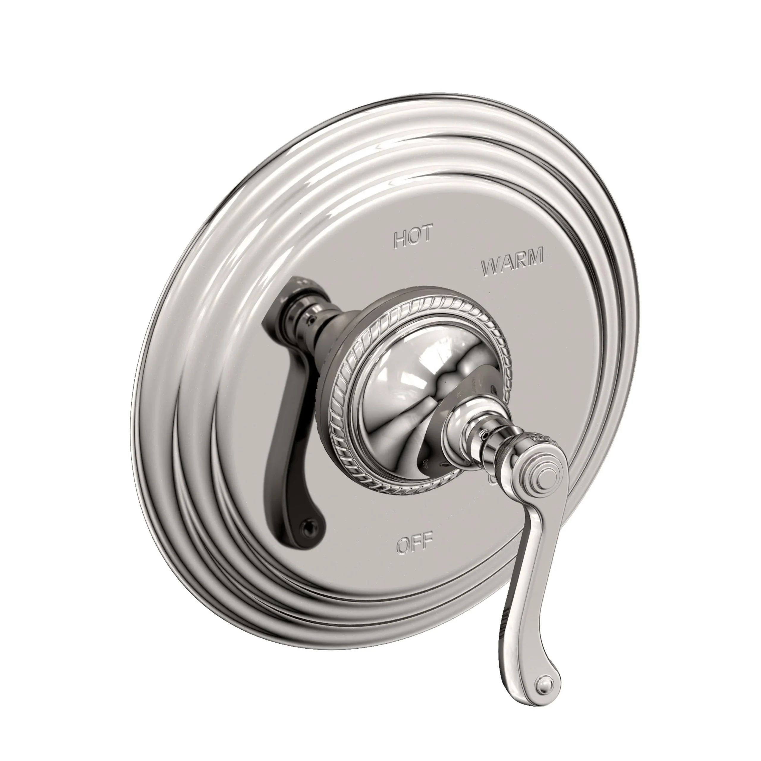 Amisa - Balanced Pressure Shower Trim Plate with Handle. Less showerhead, arm and flange. - Polished Nickel - PVD - 4-984BP | Newport Brass