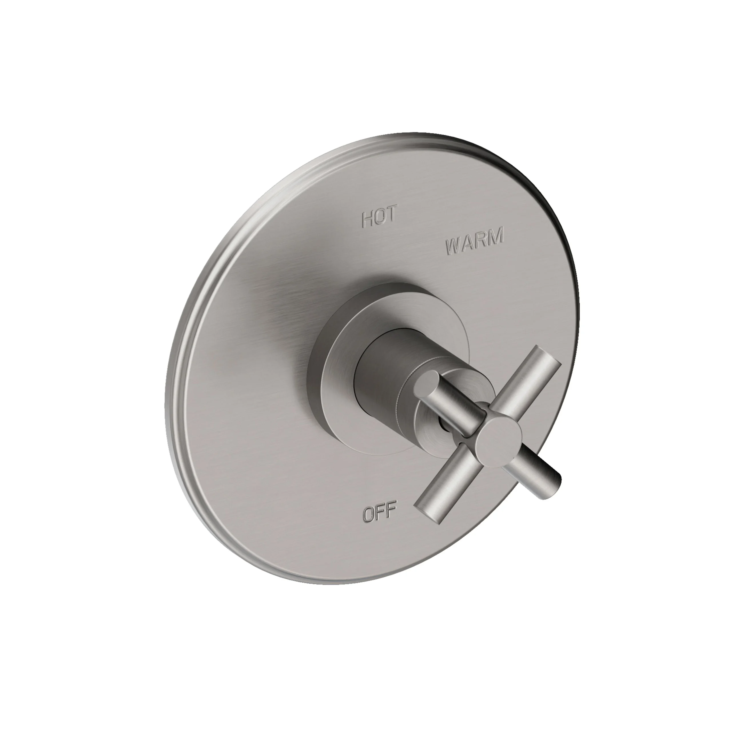 East Square - Balanced Pressure Shower Trim Plate with Handle. Less showerhead, arm and flange. - Stainless Steel - PVD - 4-994BP | Newport Brass