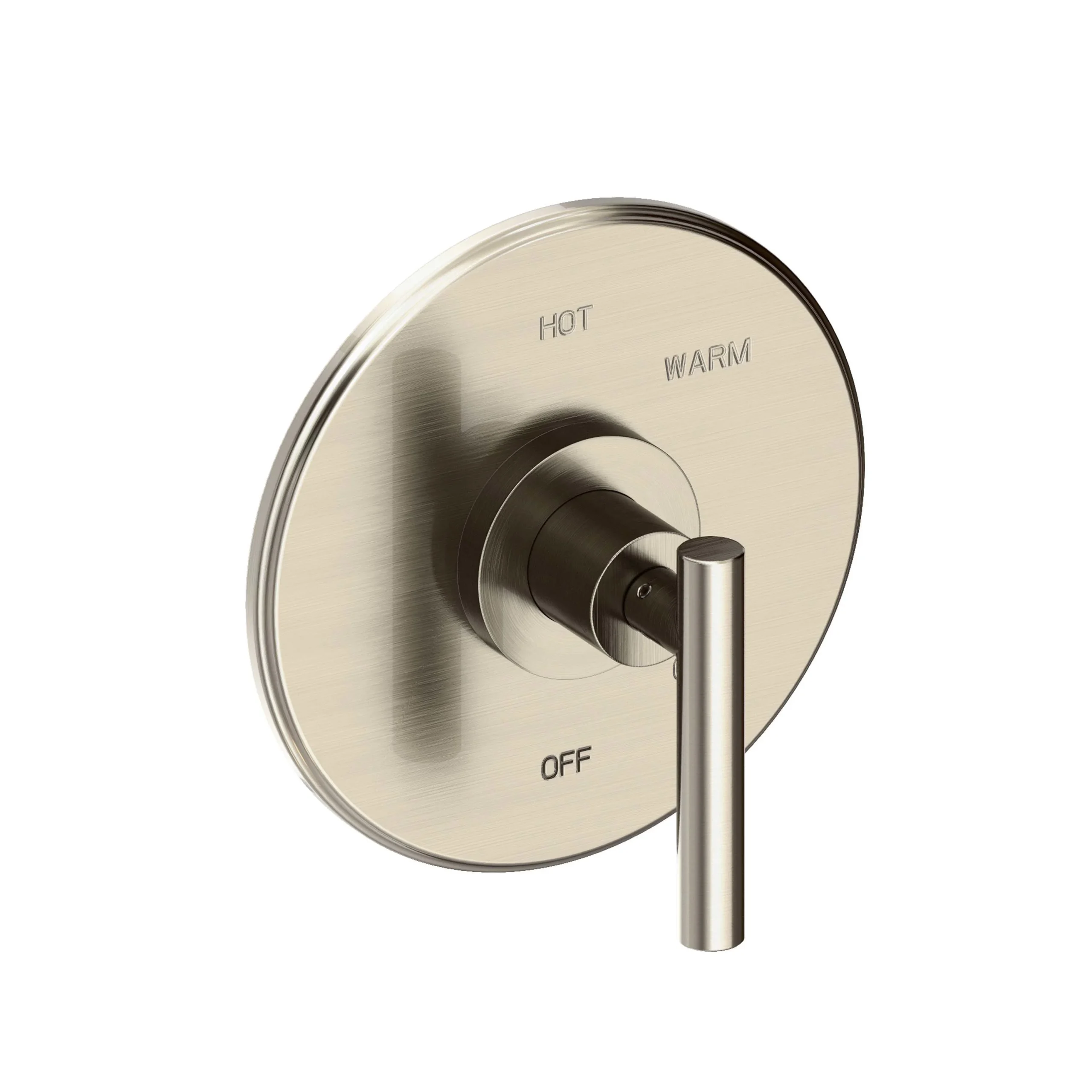 East Square - Balanced Pressure Shower Trim Plate with Handle. Less showerhead, arm and flange. - Antique Nickel - 4-994LBP | Newport Brass