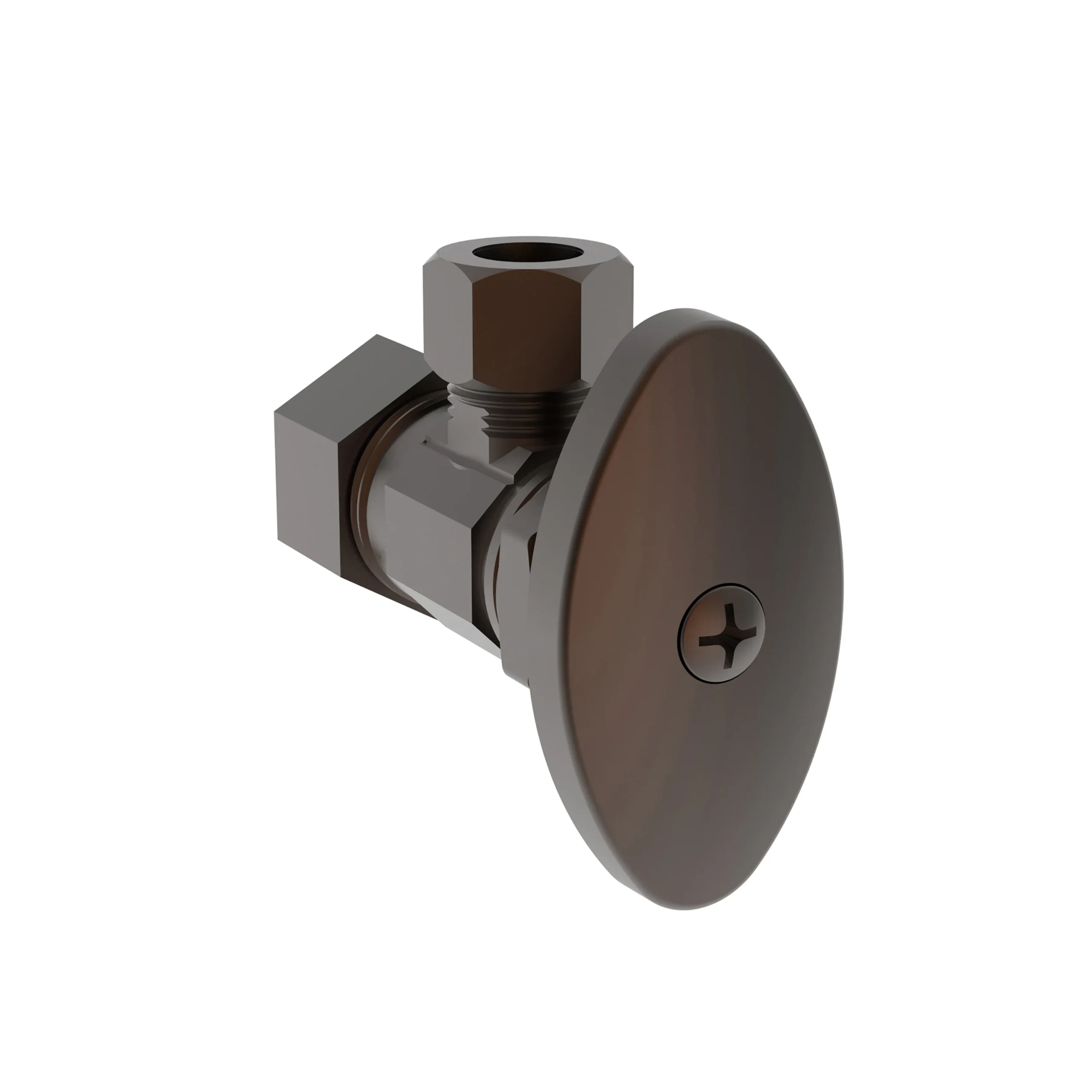 Brasstech - Angle Valve, 1/2" Compression - English Bronze - 403 | Newport Brass