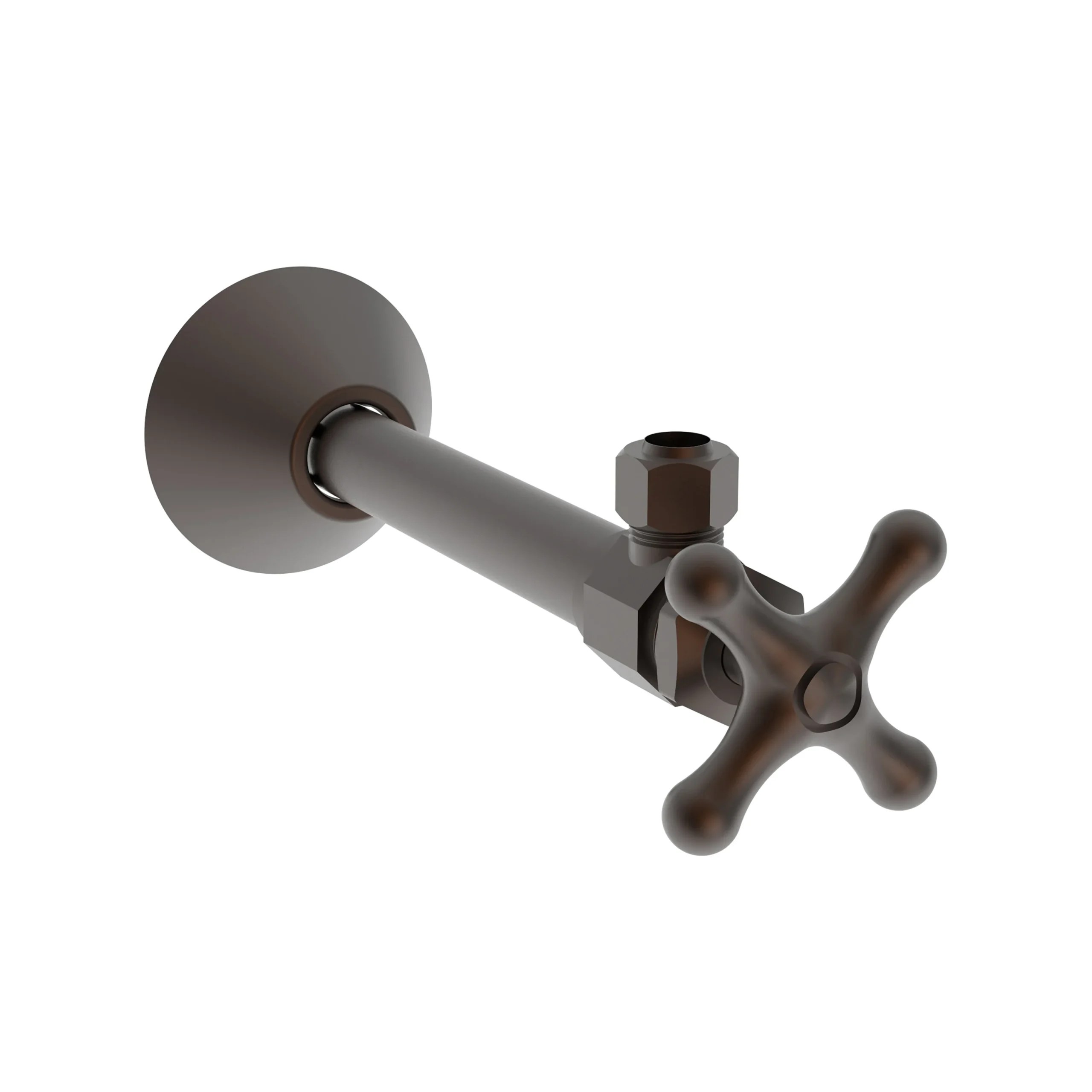 Brasstech - Angle Valve Kit, 1/2" Sweat - English Bronze - 416X | Newport Brass