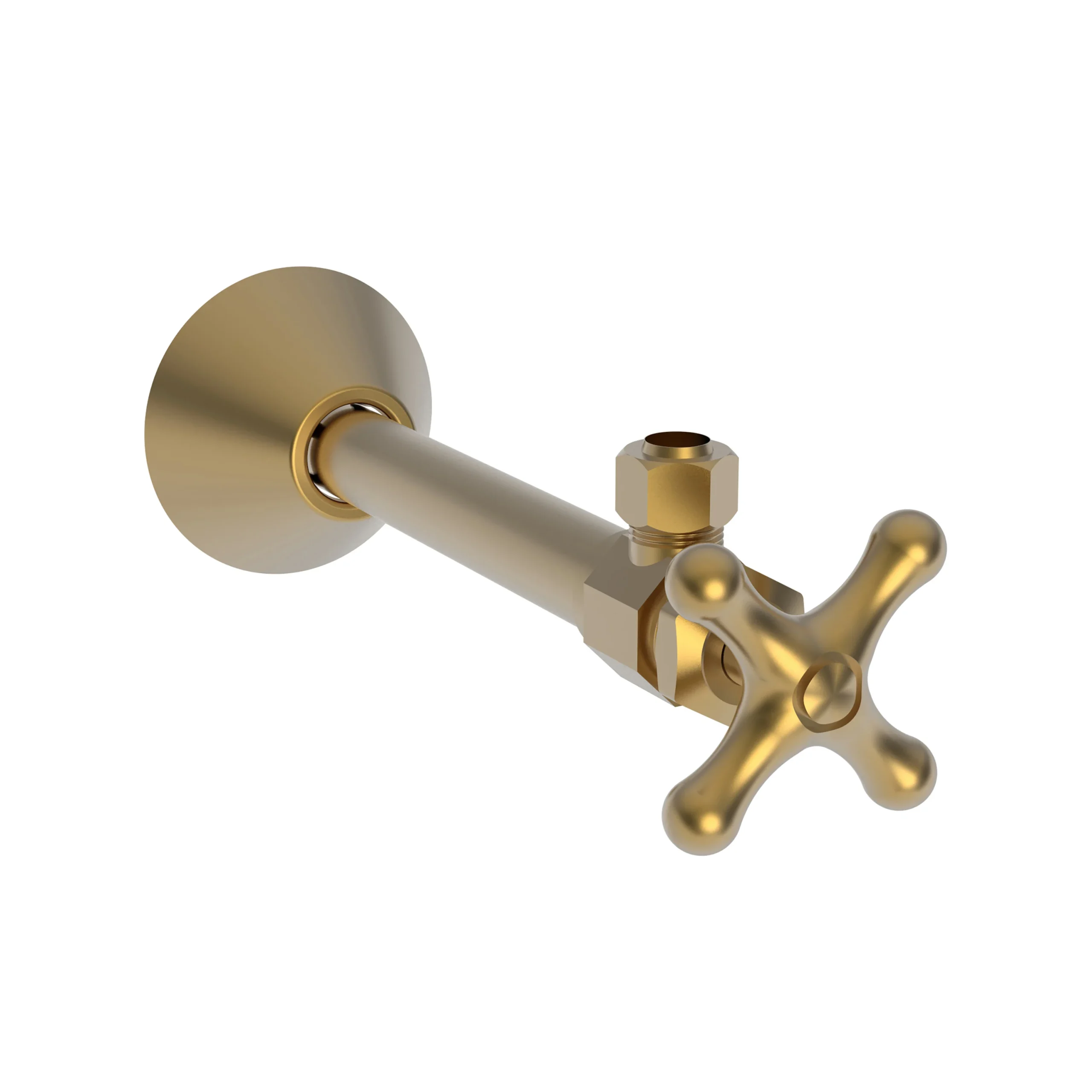 Brasstech - Angle Valve Kit, 1/2" Sweat - Satin Bronze - PVD - 416X | Newport Brass