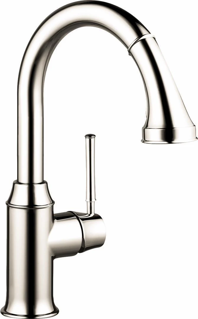 Talis C Prep Faucet with Pulldown Spray - Polished Nickel 04216830 Hansgrohe