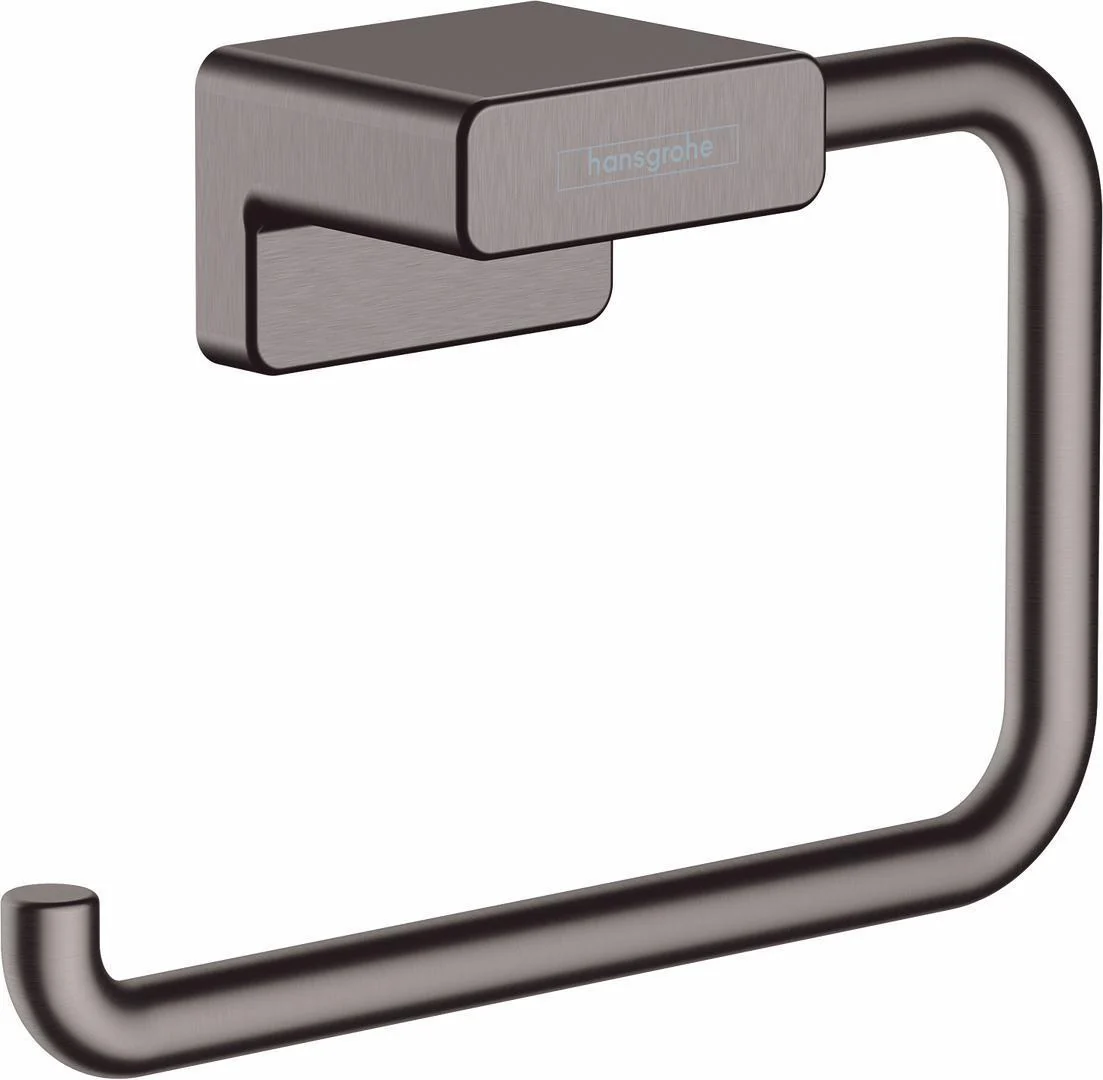 AddStoris Toilet Paper Holder - Brushed Black Chrome 41771340 Hansgrohe