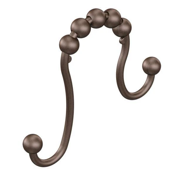 Double Shower Curtain Rings (12/Pack) - Old World Bronze SR2201OWB Moen