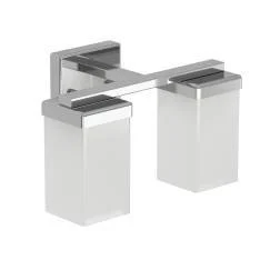 90 Degree 2-Globe Light Sconce - Chrome YB8862CH Moen