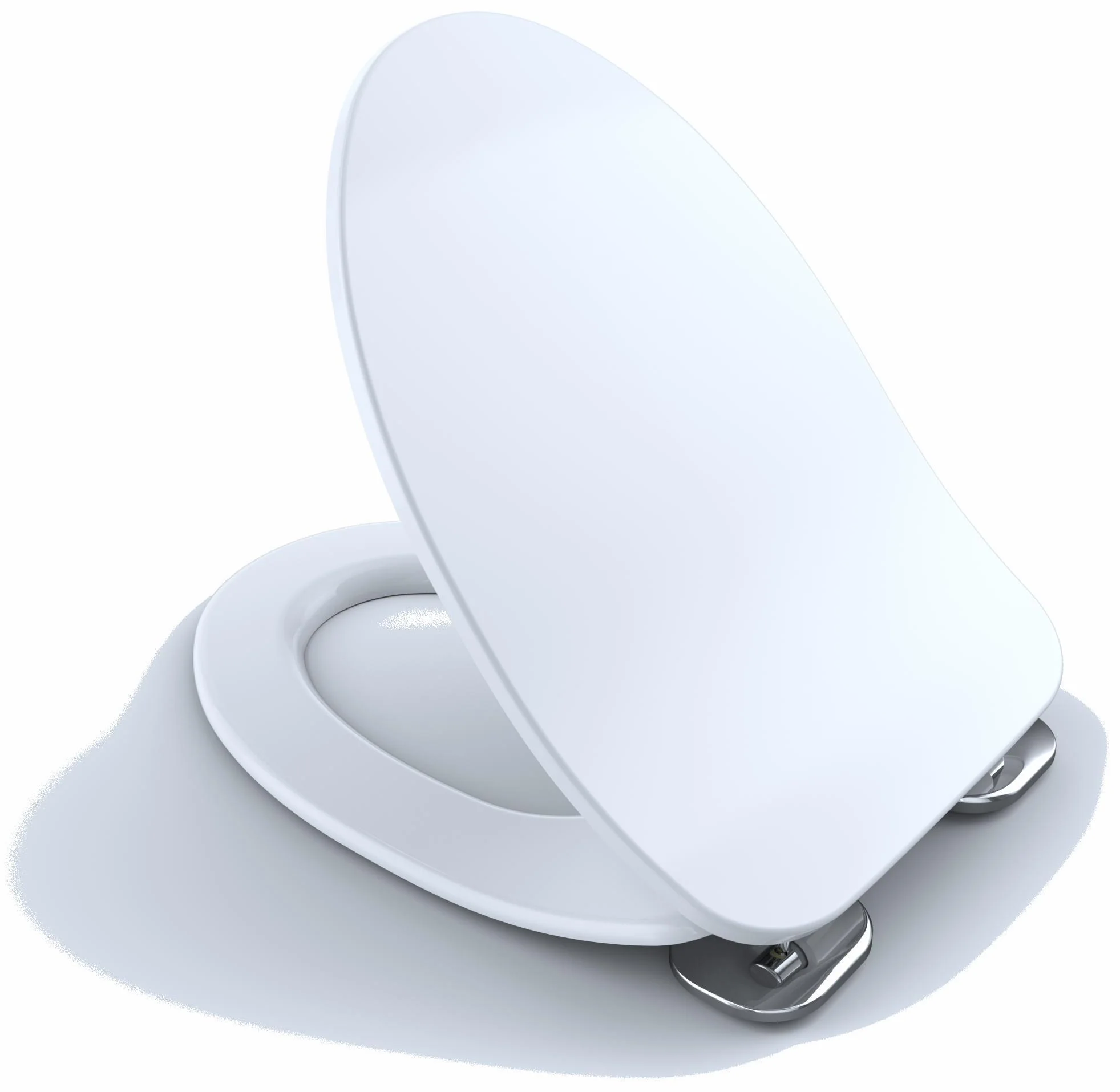 SoftClose Elongated Ultra-Slim Toilet Seat with Lid - Cotton White SS234#01 Toto
