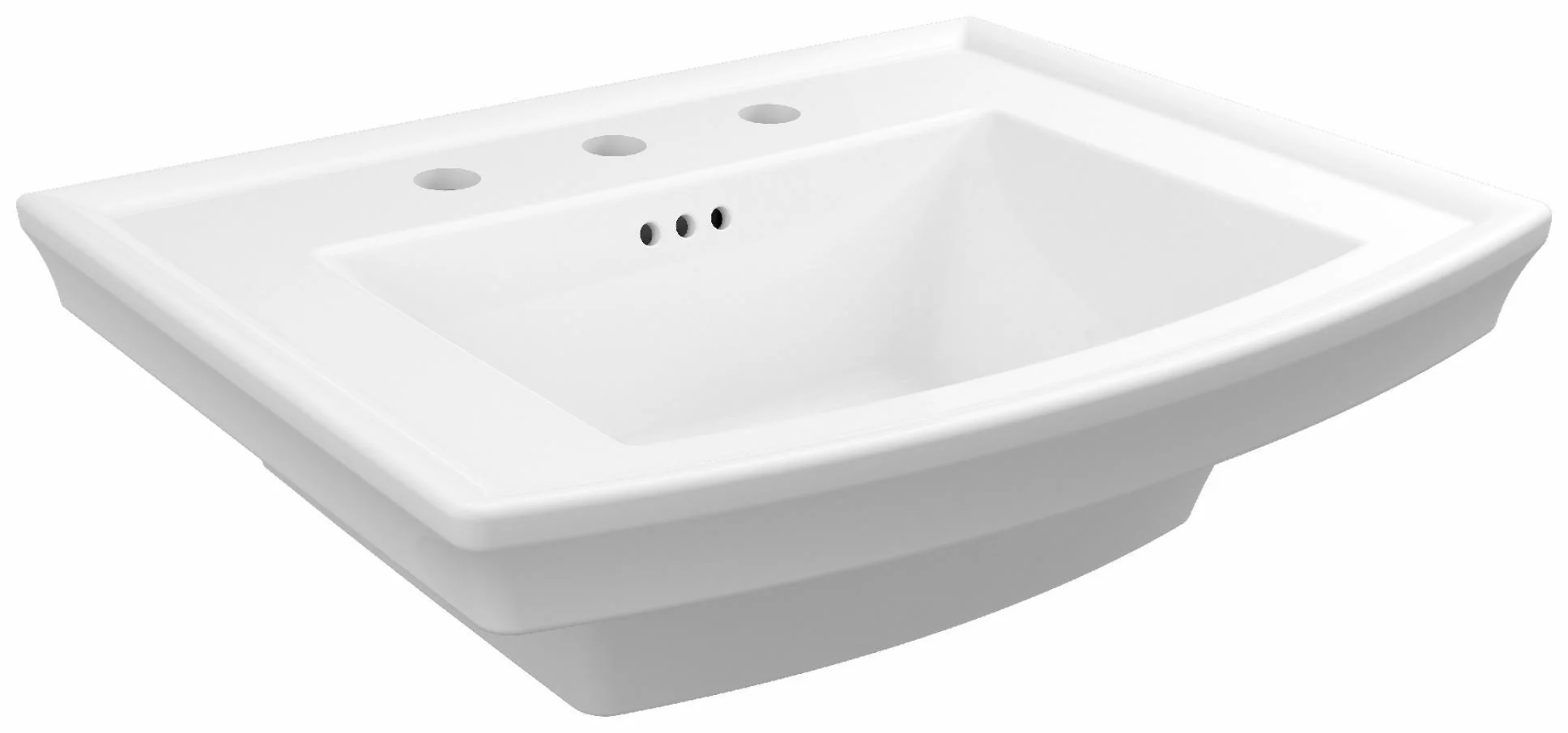 Wyatt Widespread Pedestal Sink Top - Canvas White D20010008.415 DXV