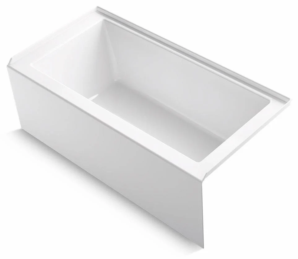 Underscore 60 x 30 Alcove Bathtub with RH Drain - White 20201-RA-0 Kohler