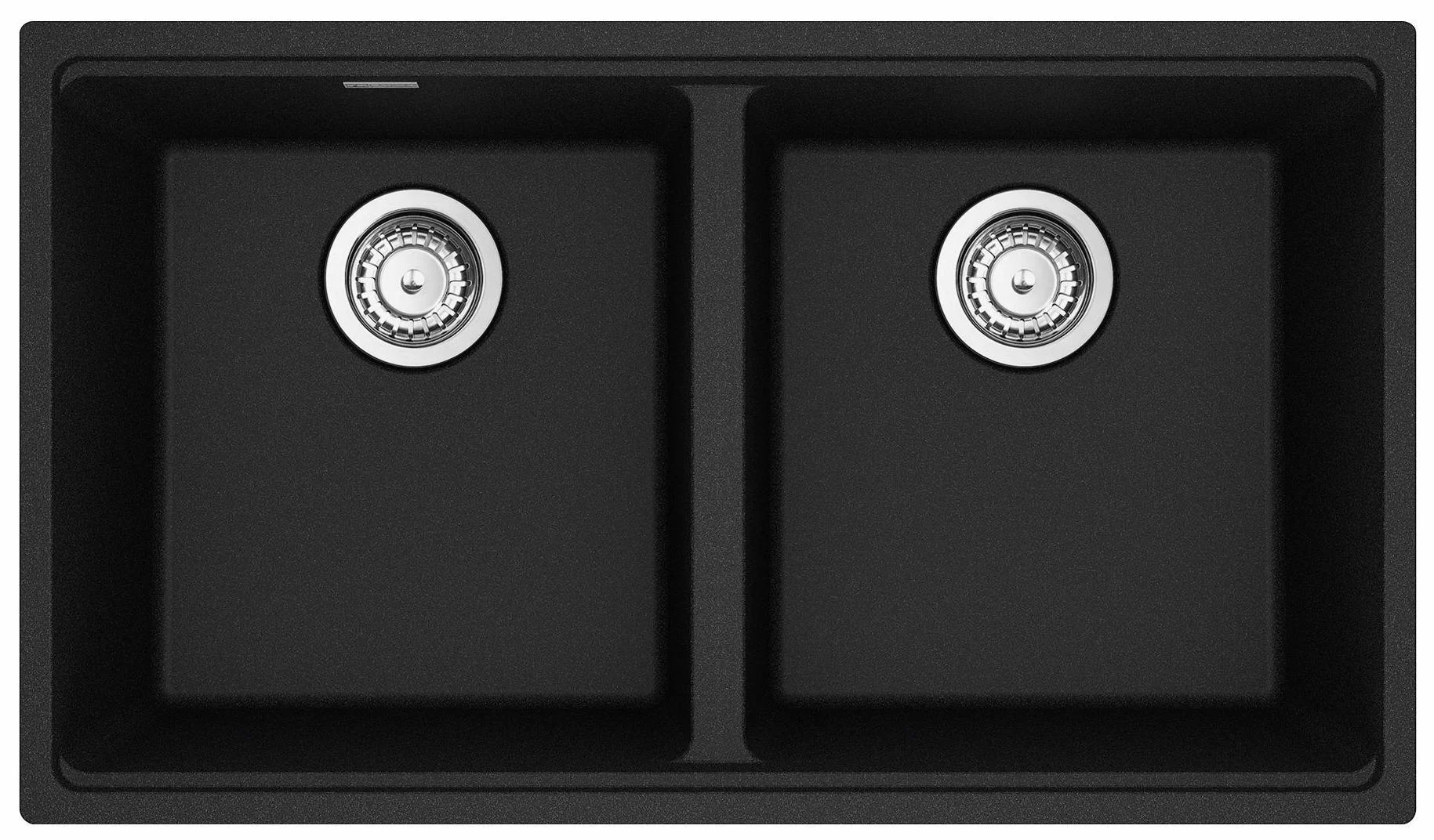 Maris 31-1/16" Fragranite 2 Bowl Undermount Kitchen Sink - Onyx MAG1201414-ONY-S Franke