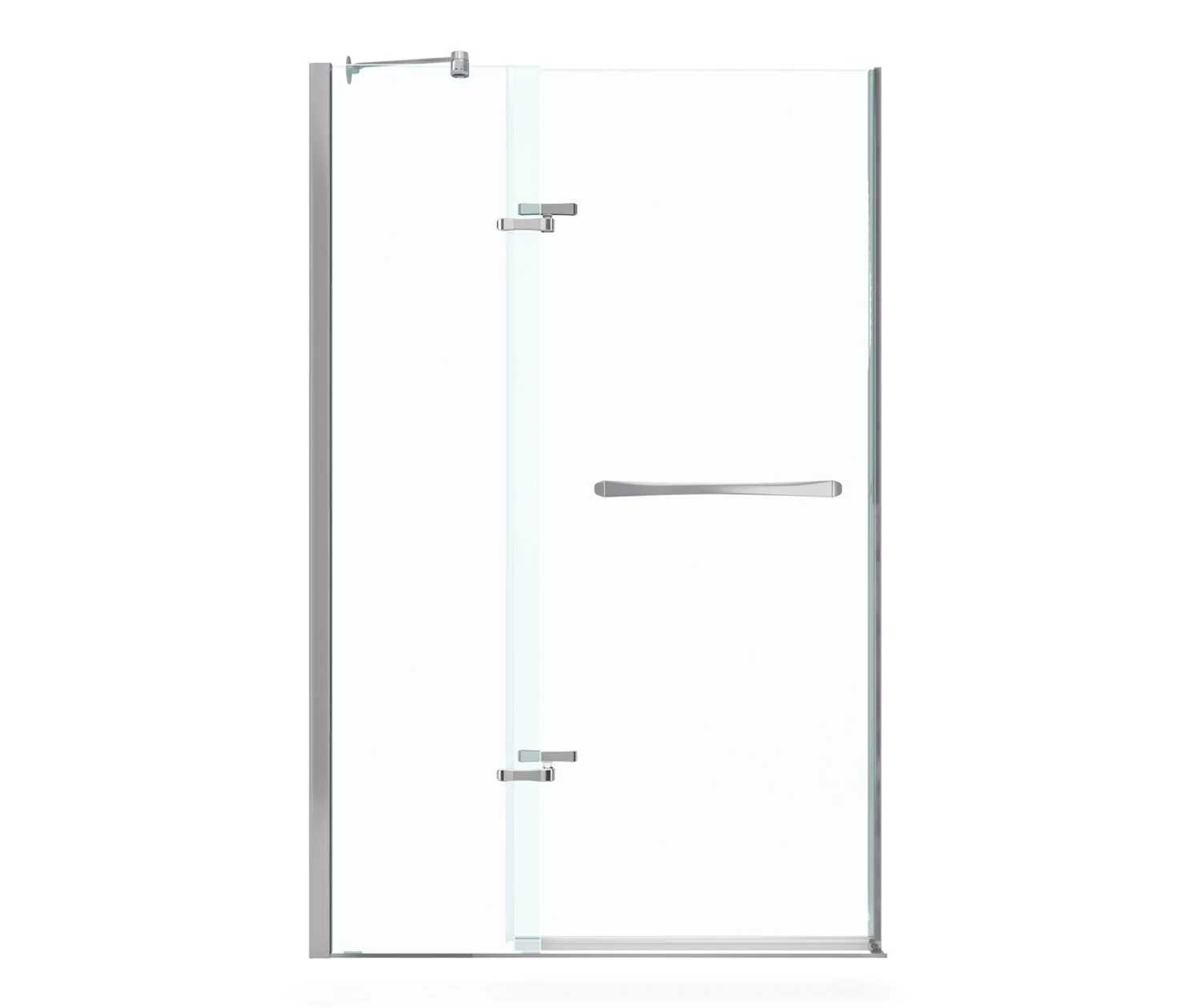 Reveal 71 51.5-54.5" x 71.5" Alcove Pivot Shower Door - Chrome/Clear 136883-900-084-000 Maax