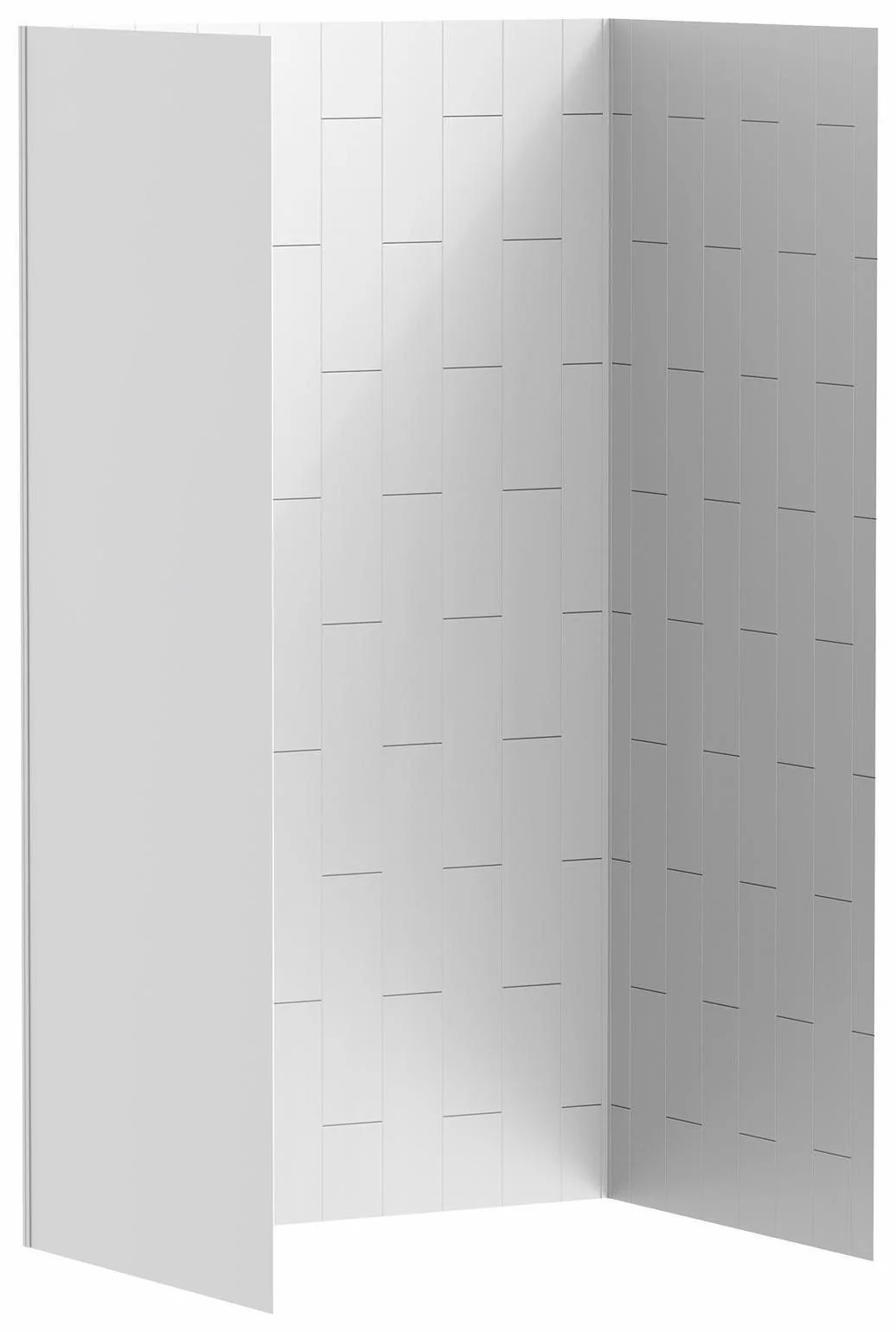 Aspirations 48" x 36" x 84" Shower Wall Kit - White 2951SWT48.020 American Standard