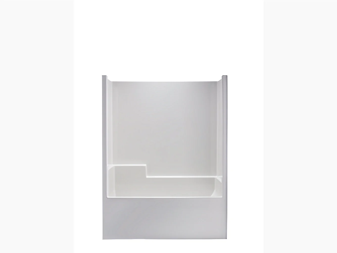 Bathcove 60" x 34" RH Drain Tub & Shower - White 5696-0 Hytec
