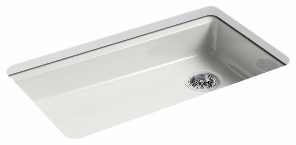 Riverby 33" 1 Bowl Undermount Kitchen Sink - Sea Salt 8689-5U-FF Kohler