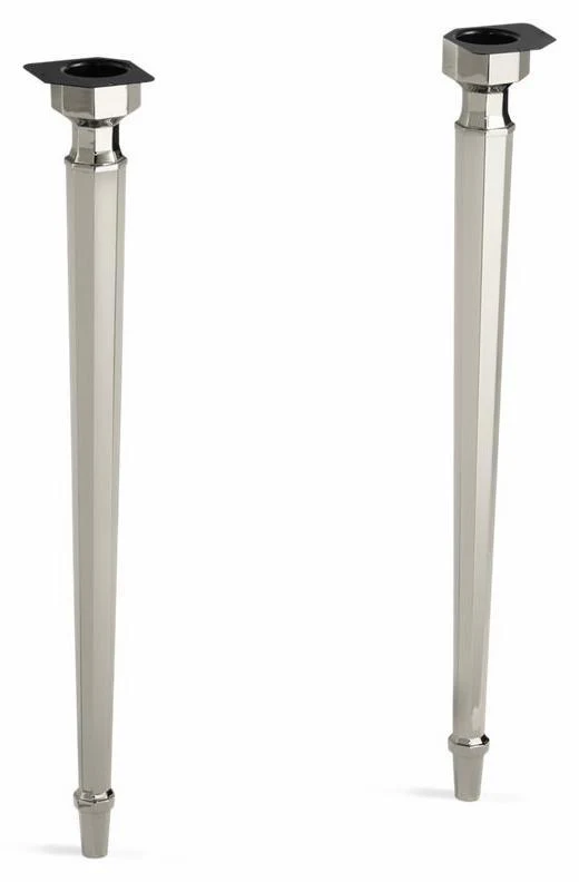 Kathryn Octagonal Brass Table Legs - Vibrant Polished Nickel 6839-SN Kohler