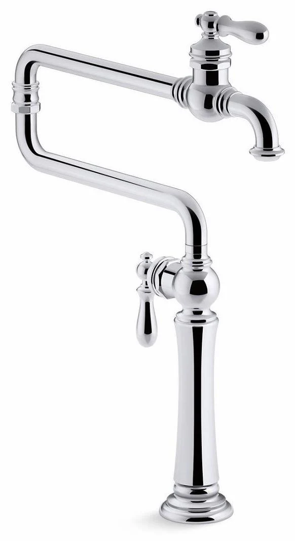 Artifacts Deck Mount Pot Filler - Polished Chrome 99271-CP Kohler