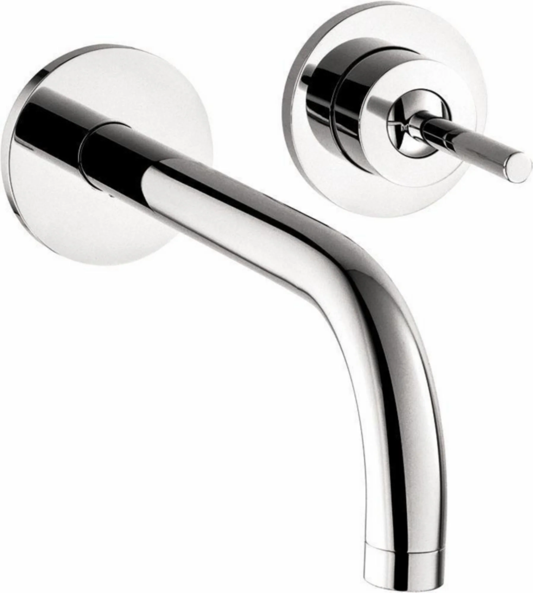 Axor Uno Wall Mount Bathroom Faucet Trim - Chrome 38118001 Axor