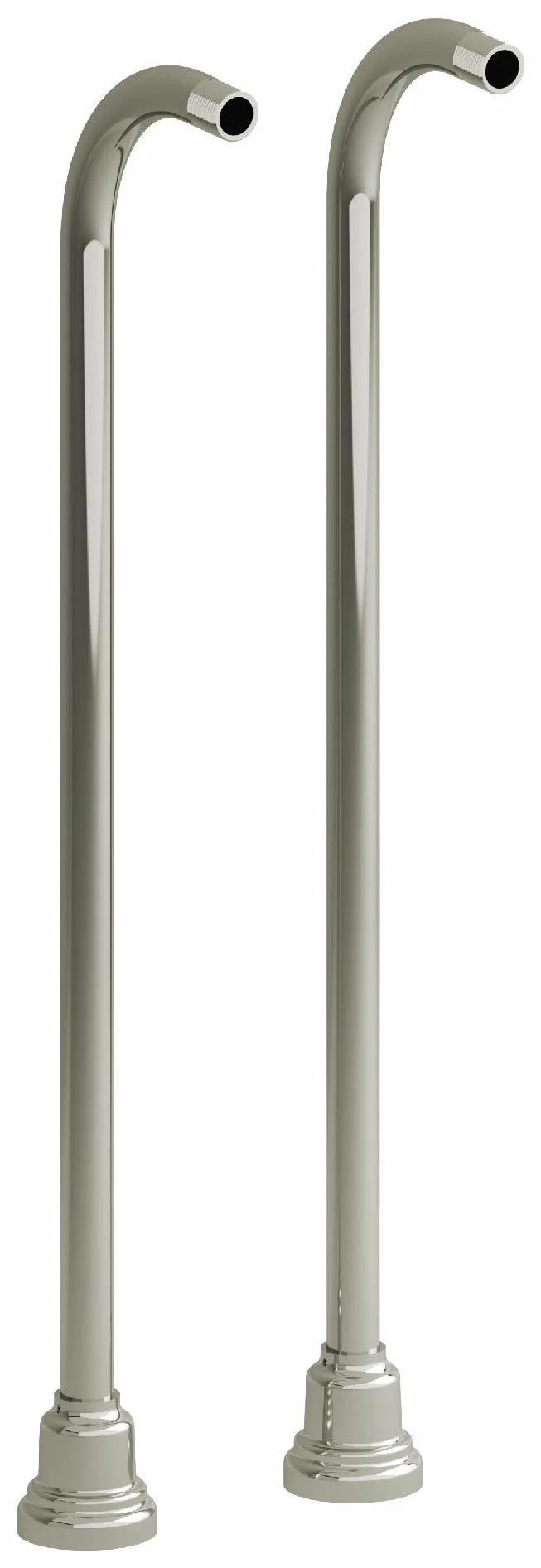 30" Floor Mount Riser Pair - Polished Nickel TU33PN RIOBEL