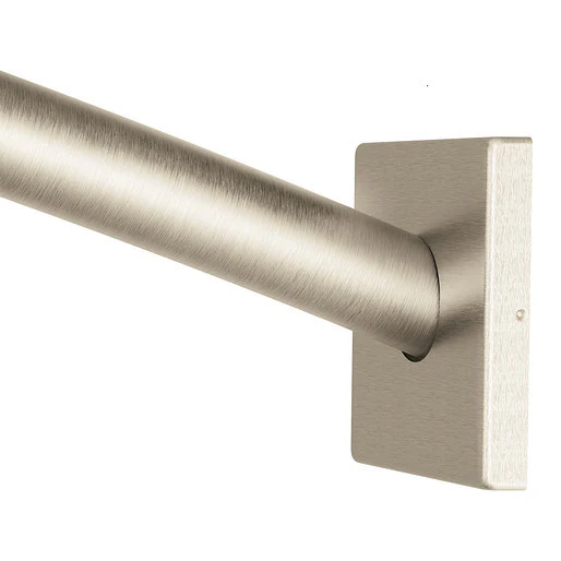 Triva 5' Curved Shower Rod - Brushed Nickel CSR2167BN Moen