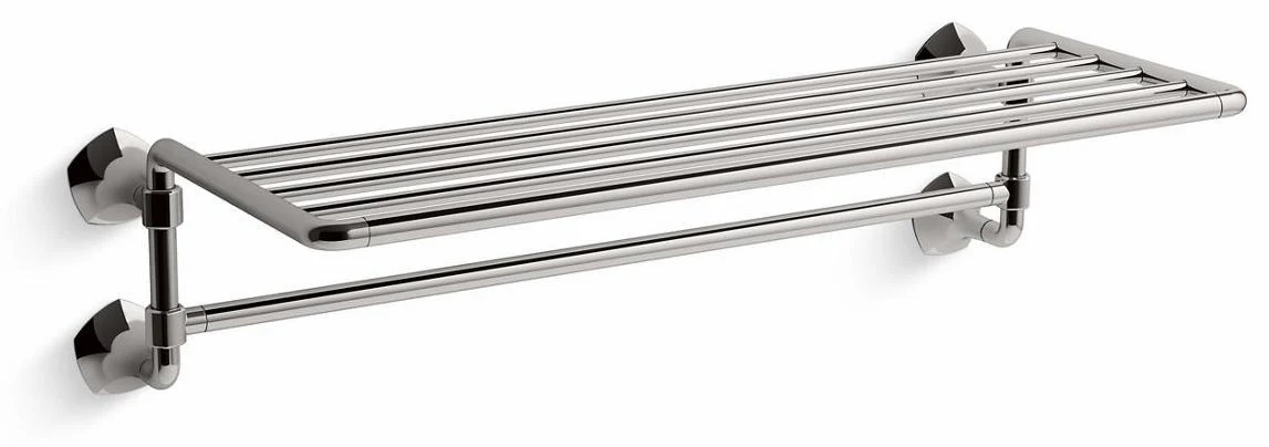 Occasion Hotelier Towel Bar Shelf - Vibrant Titanium 27085-TT Kohler