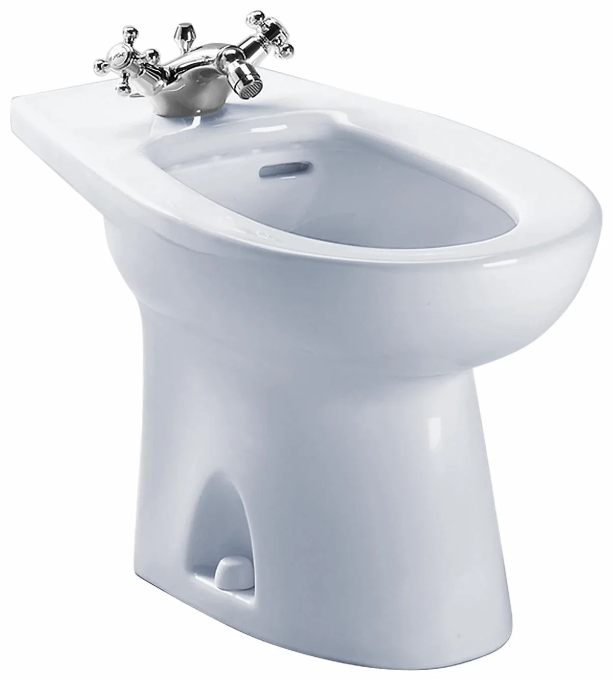 Piedmont Single Hole Deck Mounted Faucet Bidet - Cotton White BT500AR#01 Toto